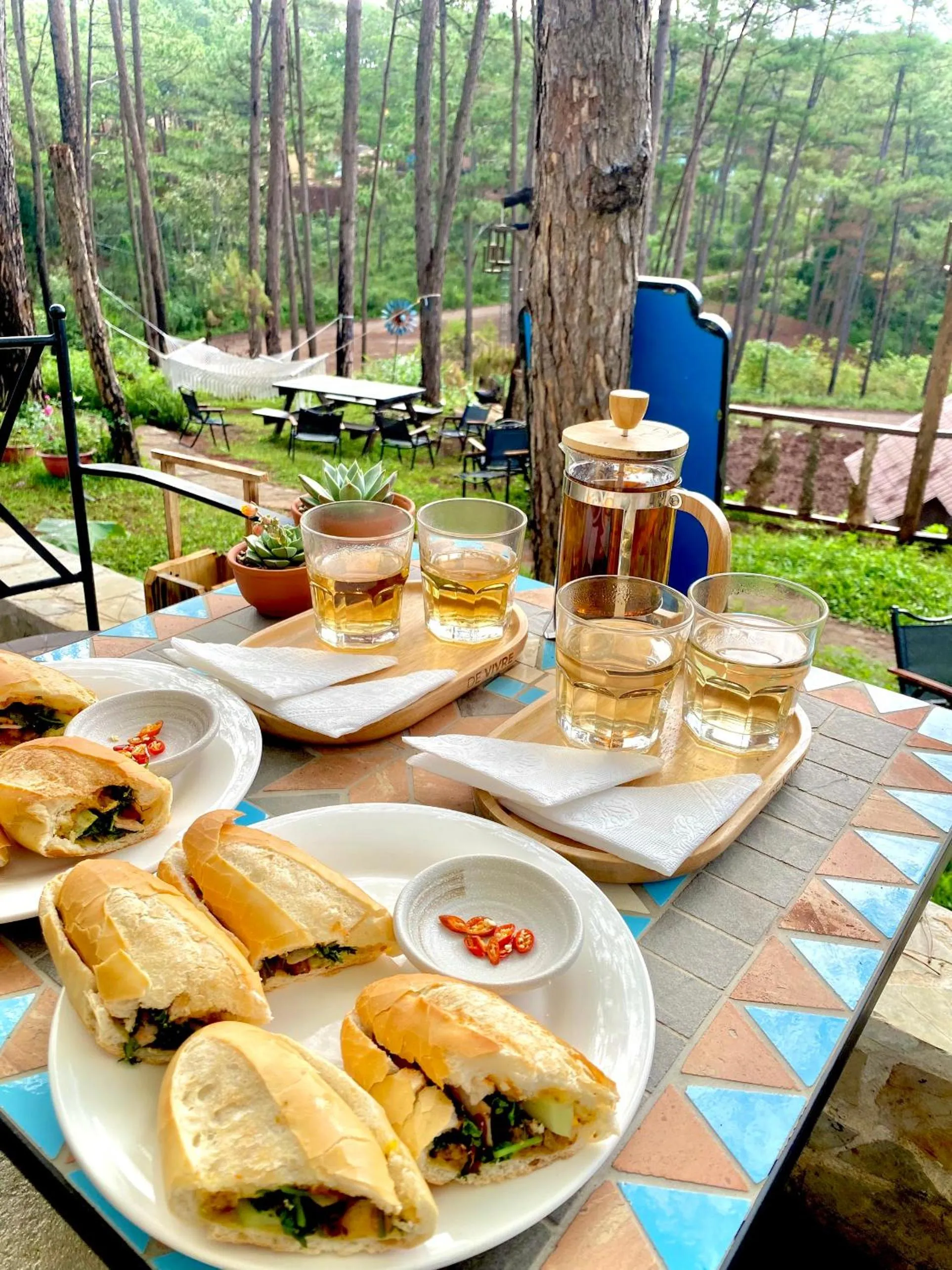 Breakfast in De Vivre Homestay Măng Đen