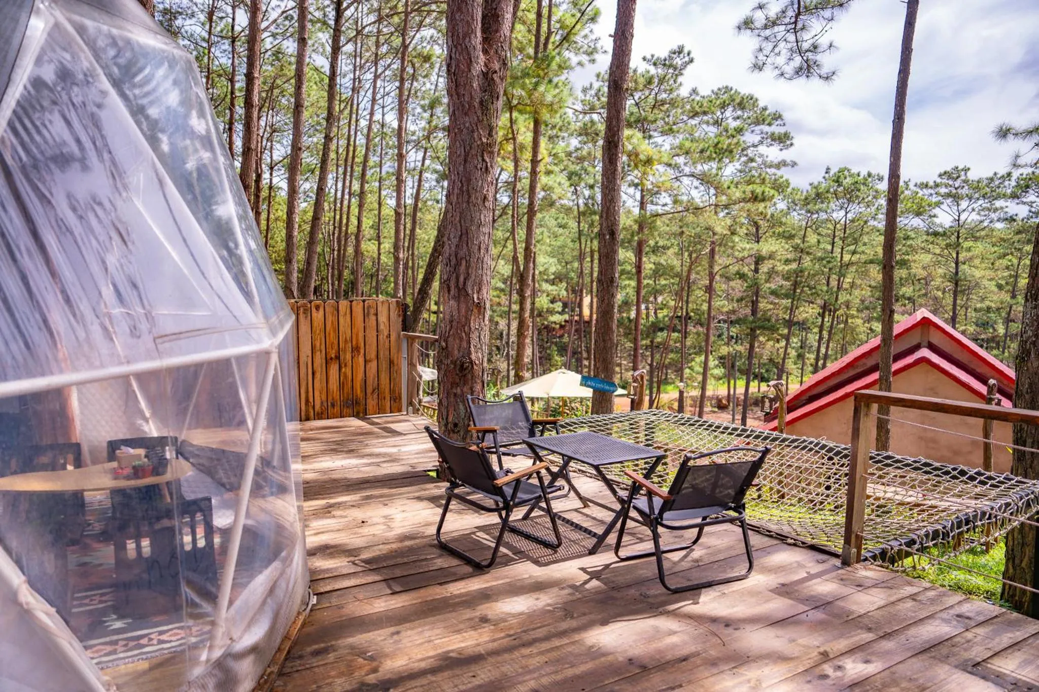 Garden in De Vivre Homestay Măng Đen