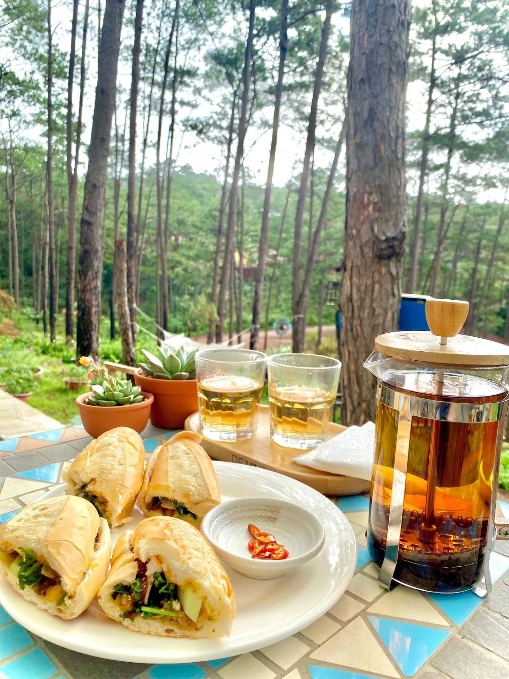 Breakfast in De Vivre Homestay Măng Đen