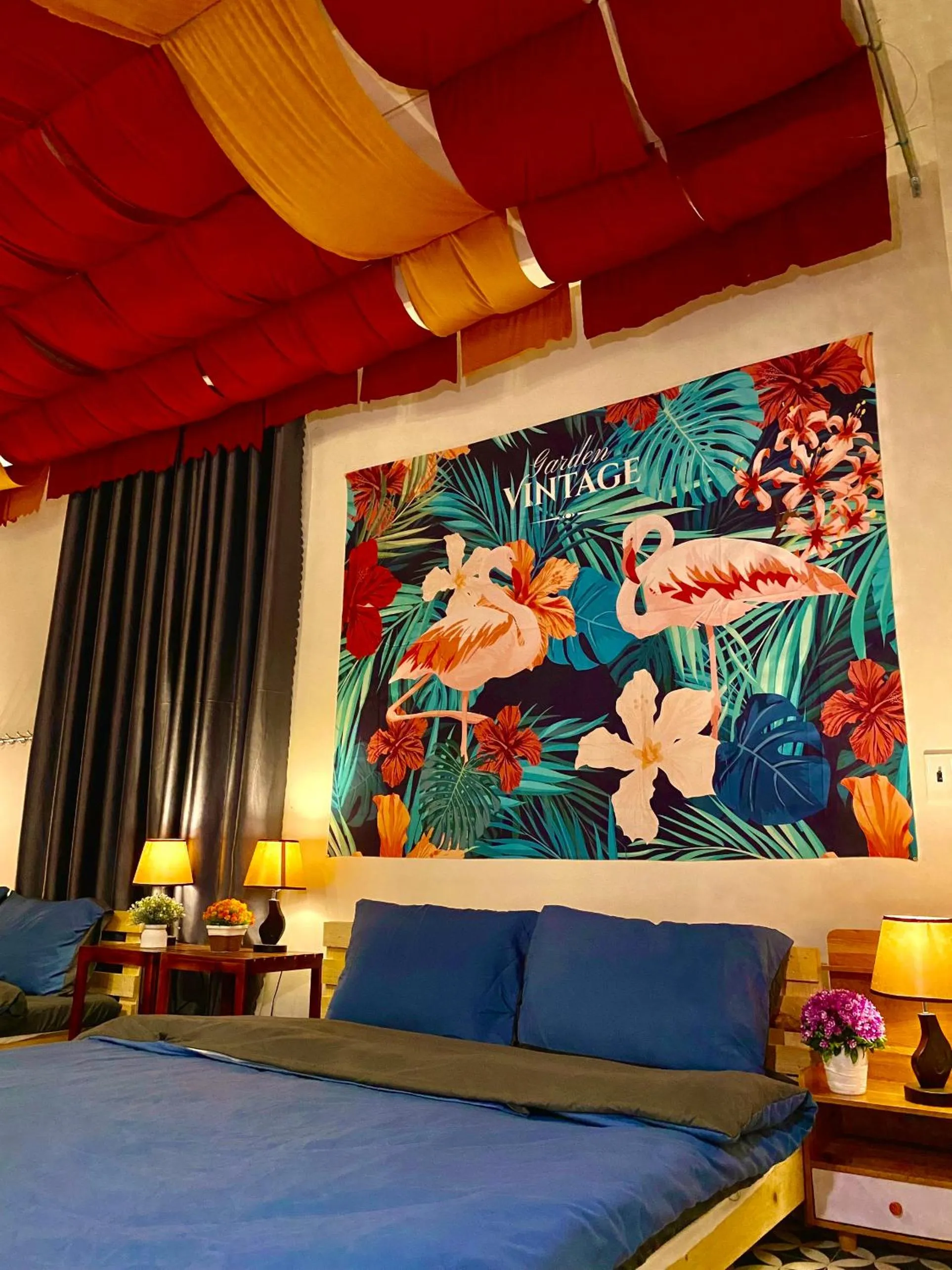 Photo of the whole room, Bed in De Vivre Homestay Măng Đen