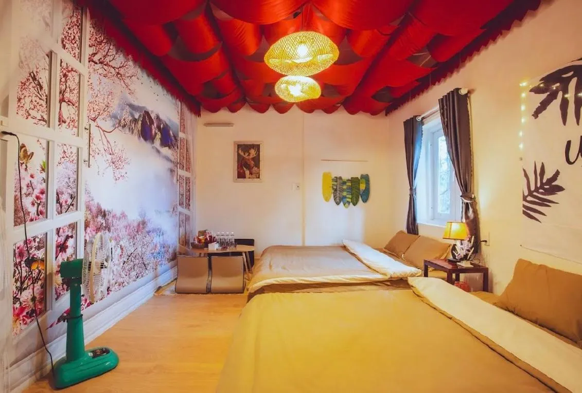 Photo of the whole room, Bed in De Vivre Homestay Măng Đen