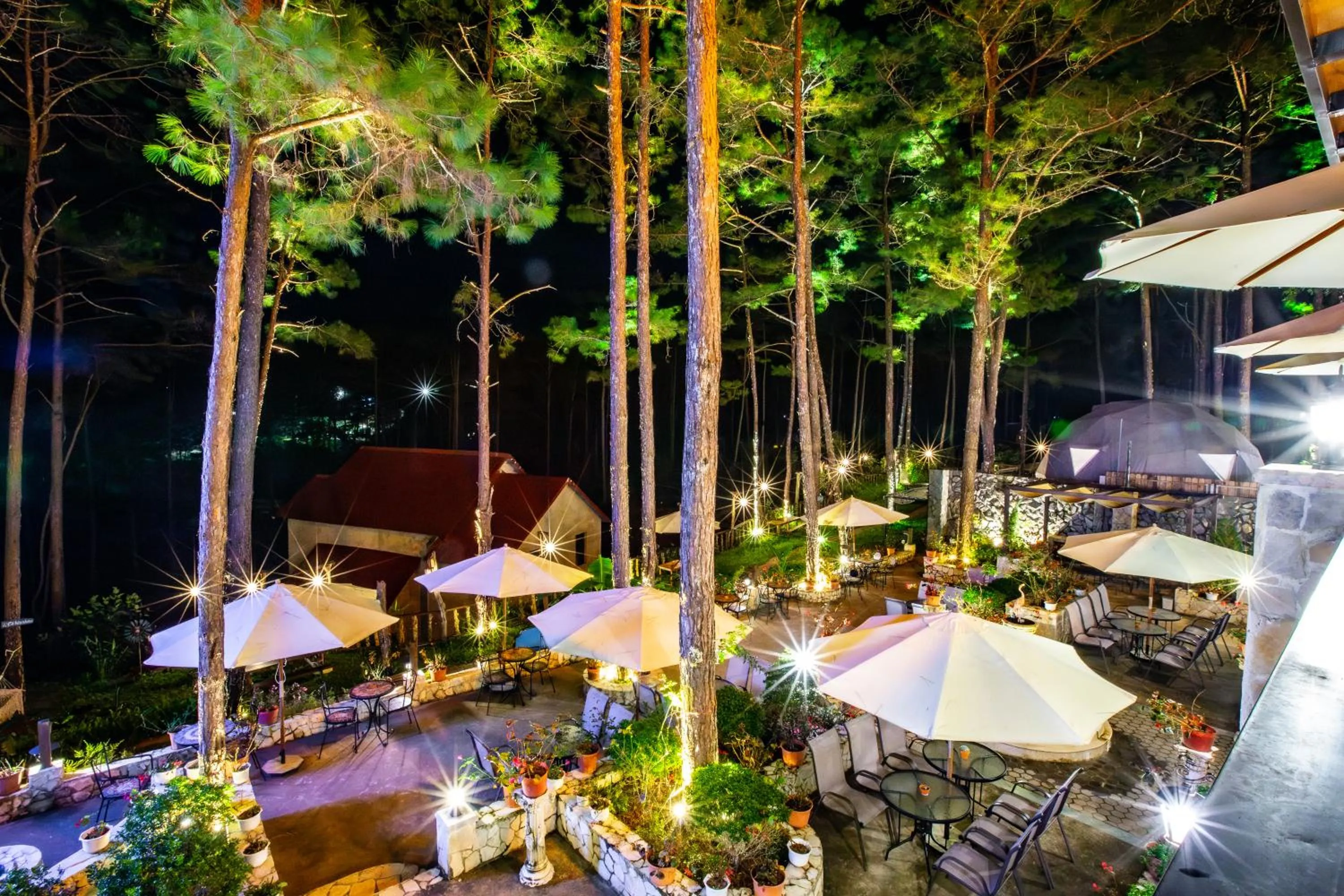 Decorative detail in De Vivre Homestay Măng Đen