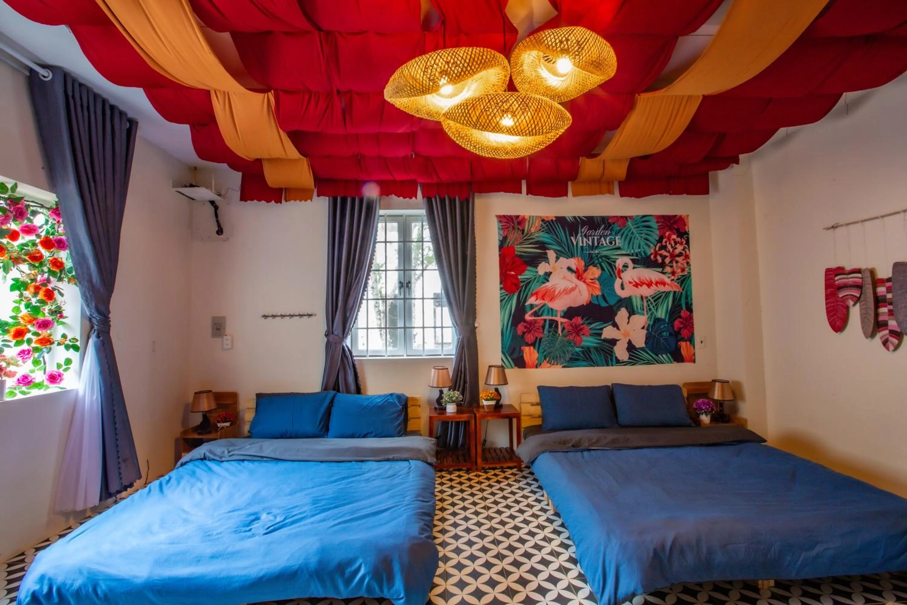 Photo of the whole room, Bed in De Vivre Homestay Măng Đen