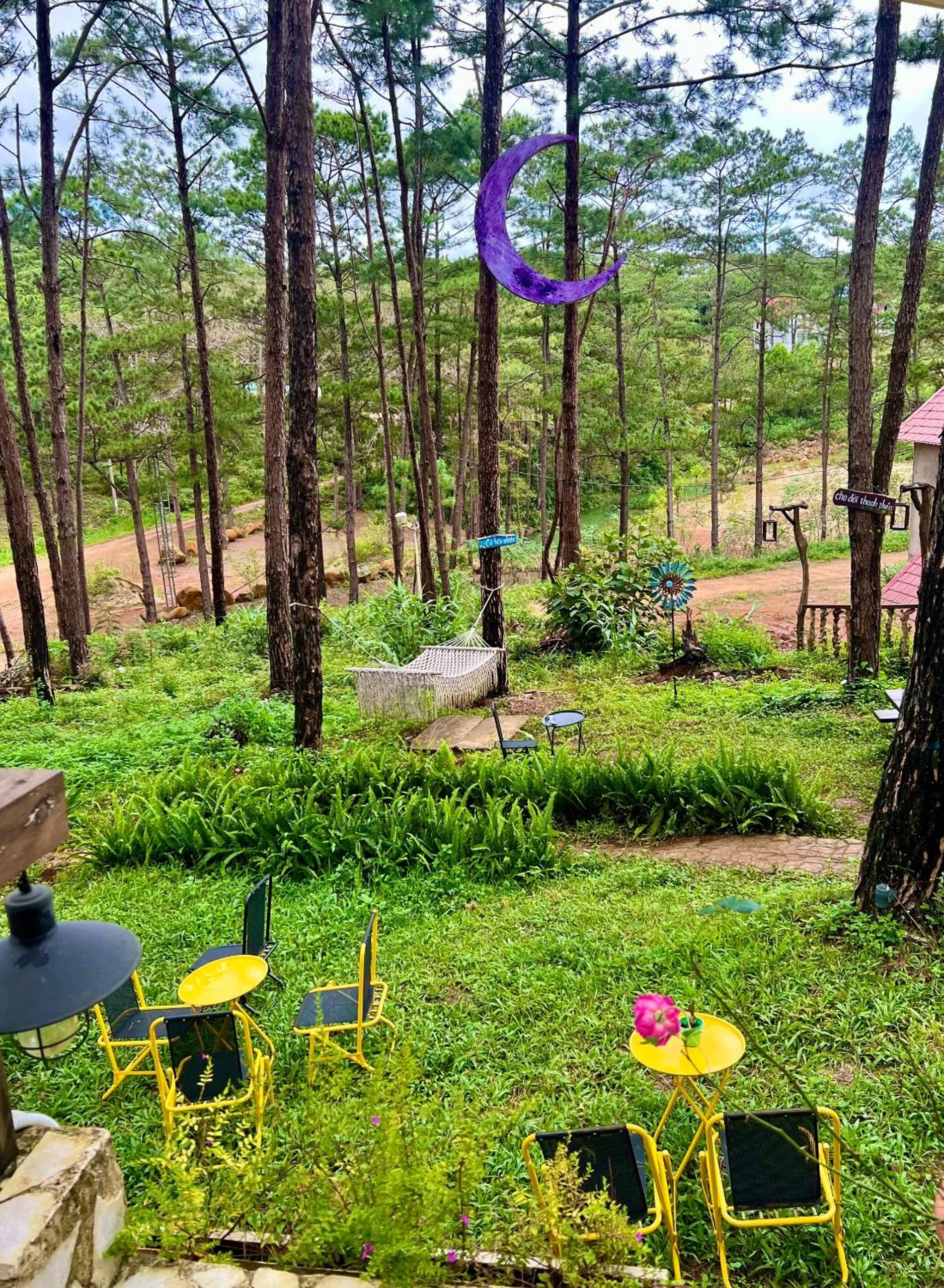 Garden in De Vivre Homestay Măng Đen