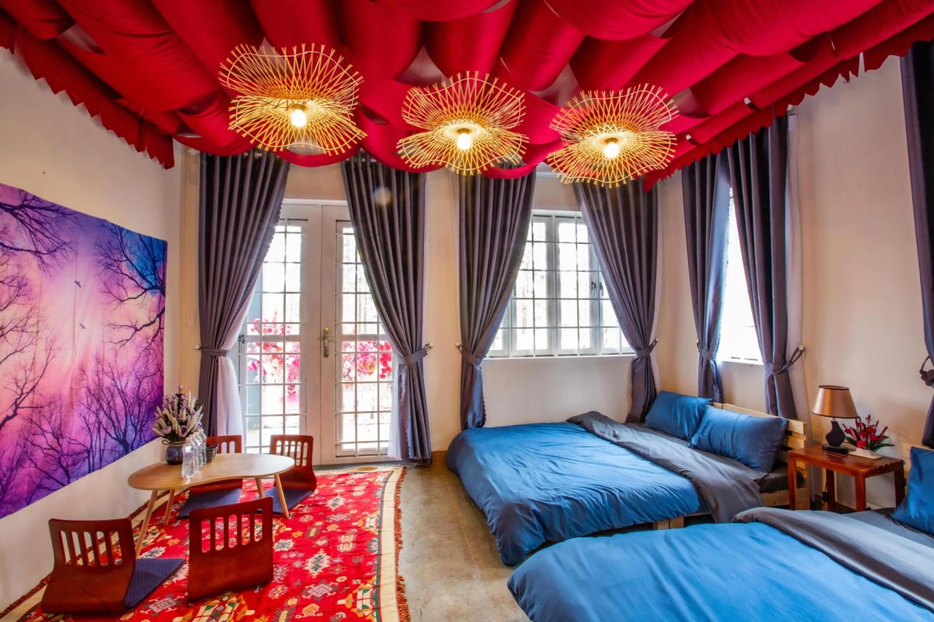 Photo of the whole room, Bed in De Vivre Homestay Măng Đen