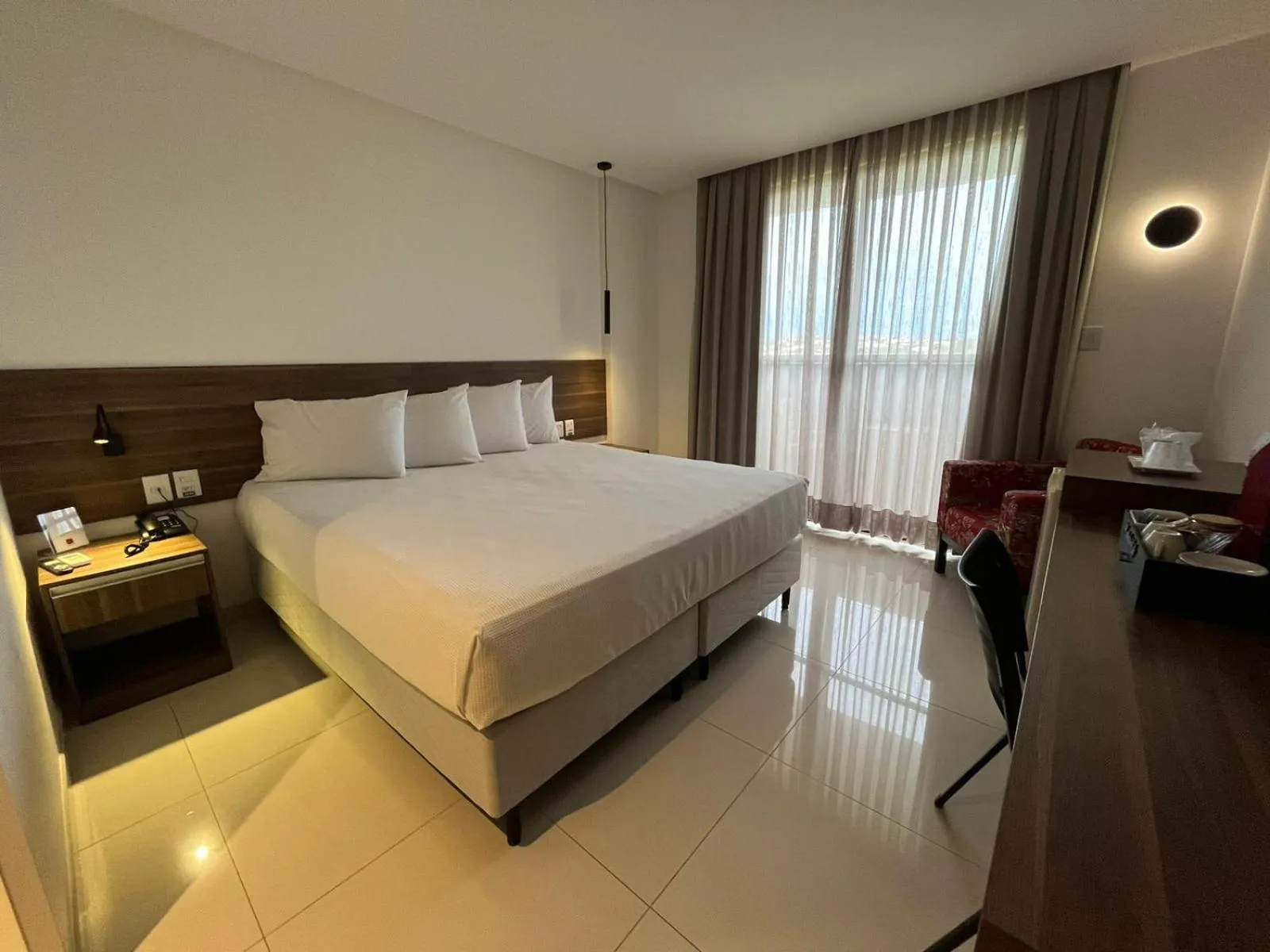 Bed in Nobile Hotel Araripina