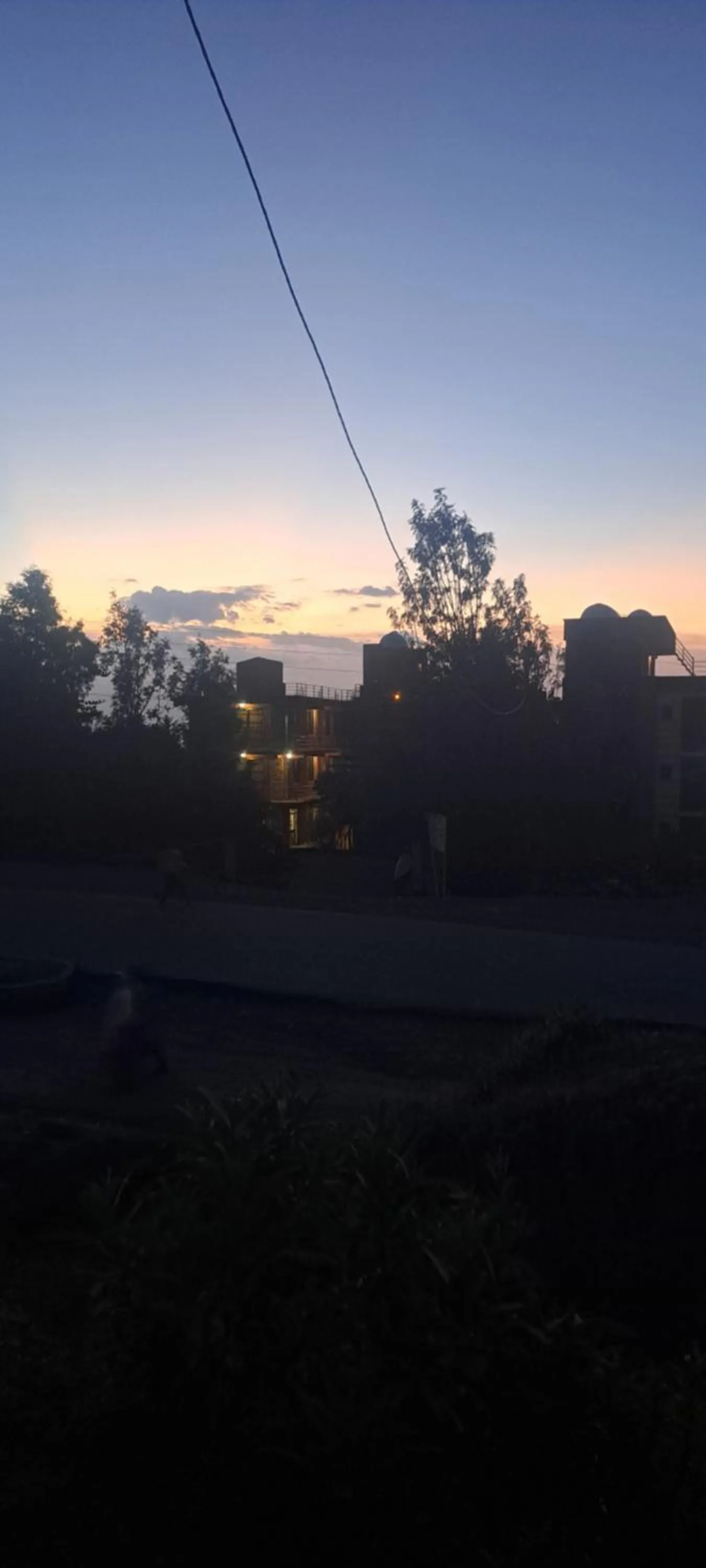 Natural landscape in Zan-Seyoum Hotel - Lalibela