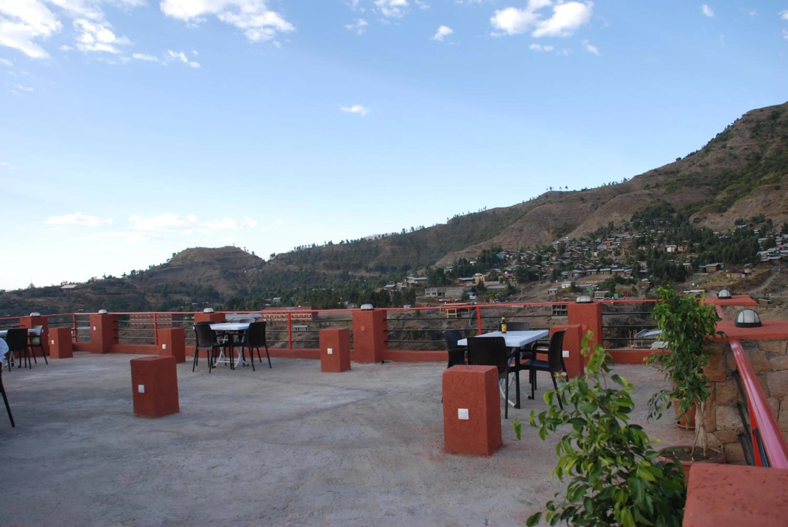 Natural landscape in Zan-Seyoum Hotel - Lalibela