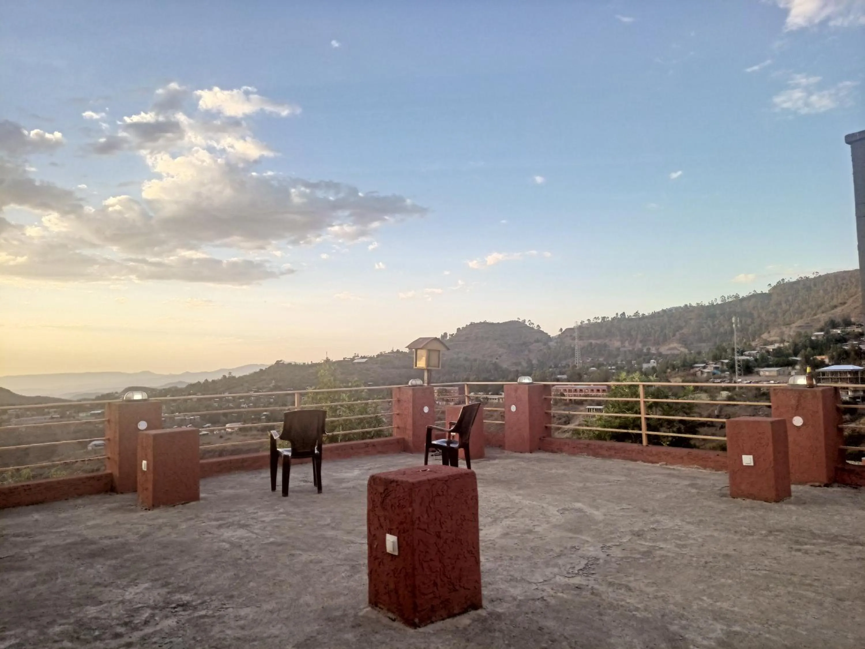 Natural landscape in Zan-Seyoum Hotel - Lalibela