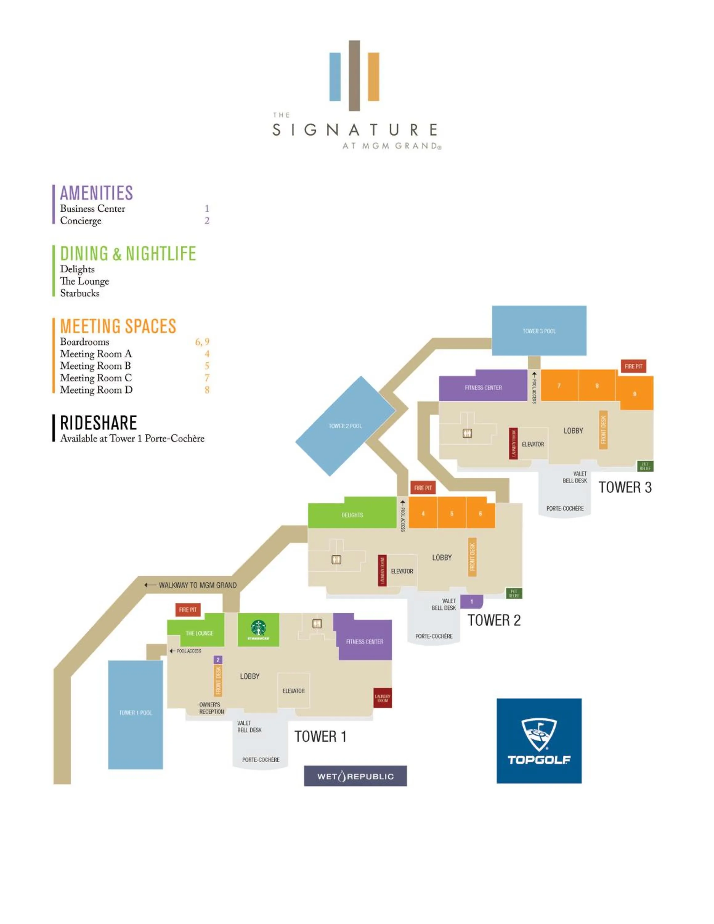 Signature 2Br3Ba F1 View Balcony Ste 34-819 and 21