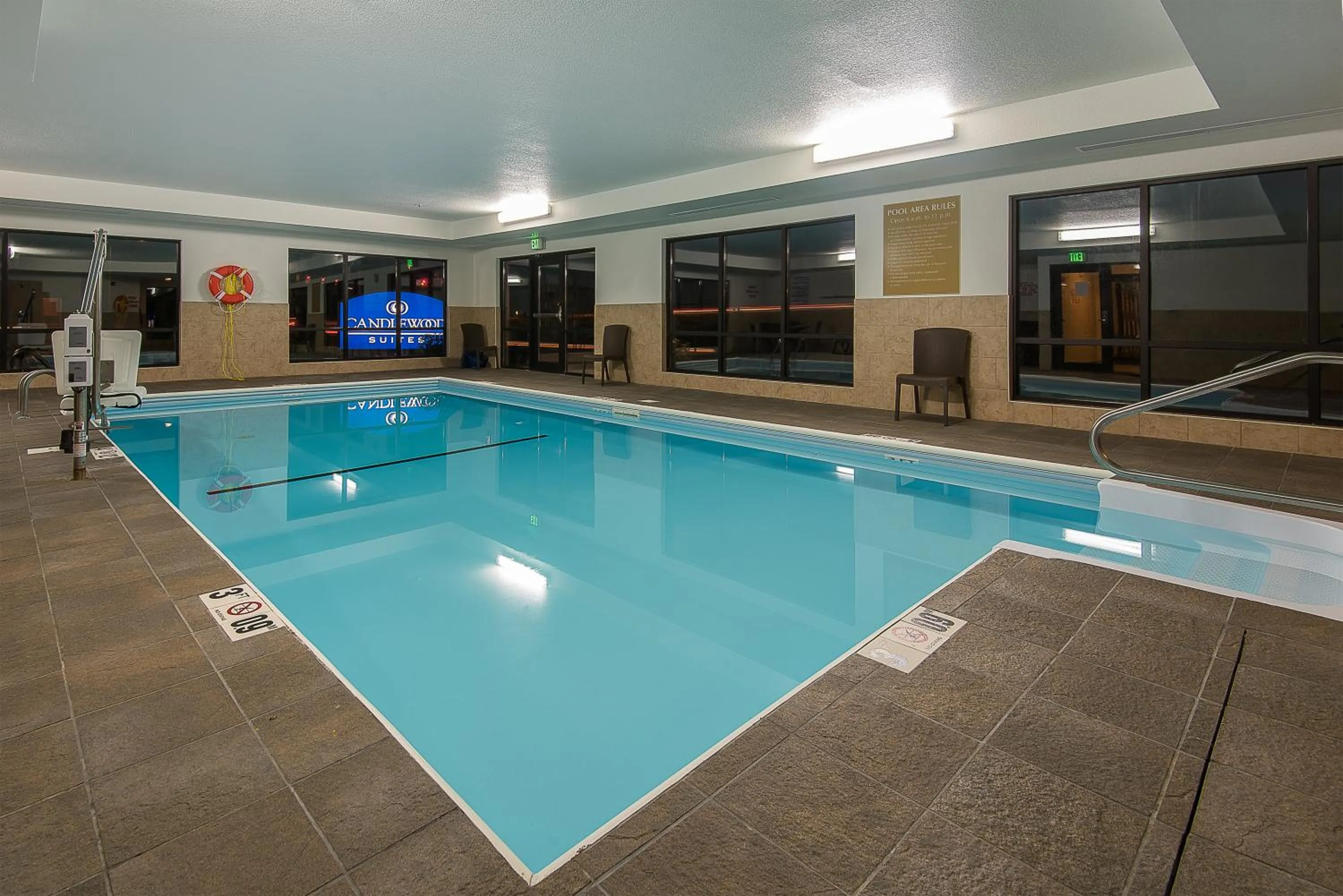 Swimming pool in Candlewood Suites Bloomington by IHG
