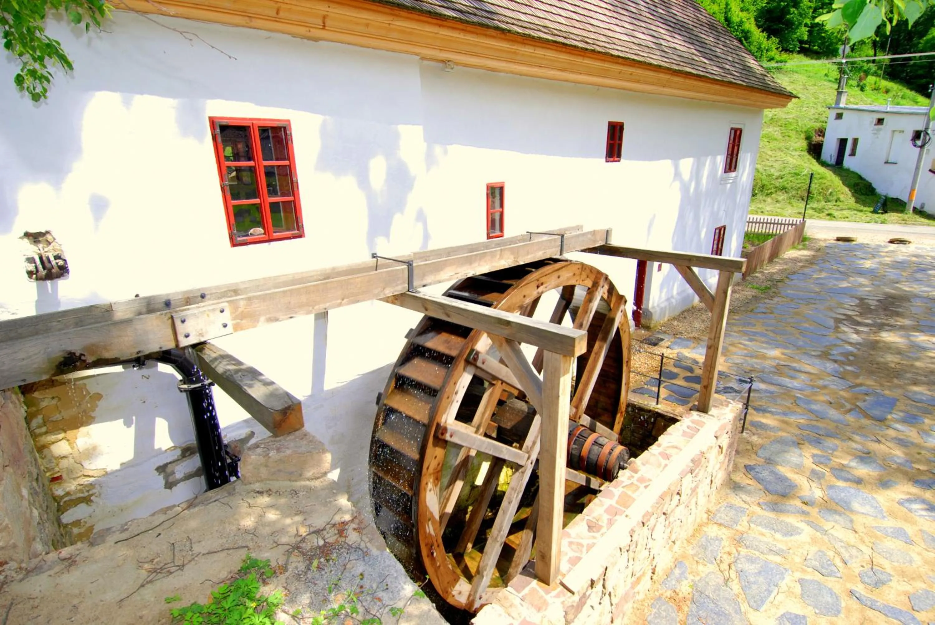 Facade/entrance in Porčův mlýn