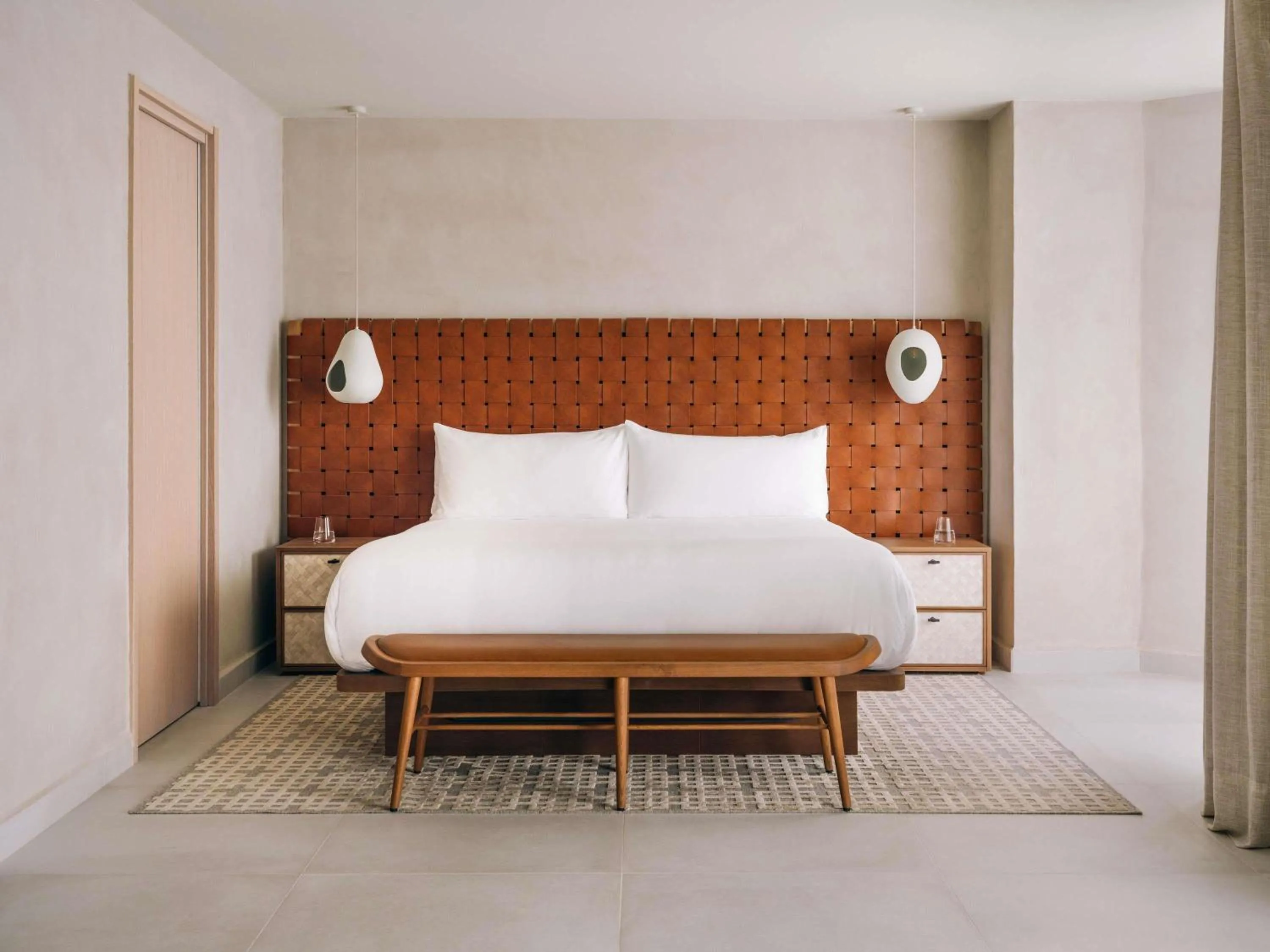 Bedroom, Bed in Mondrian Beach Lifestyle Resort By Accor