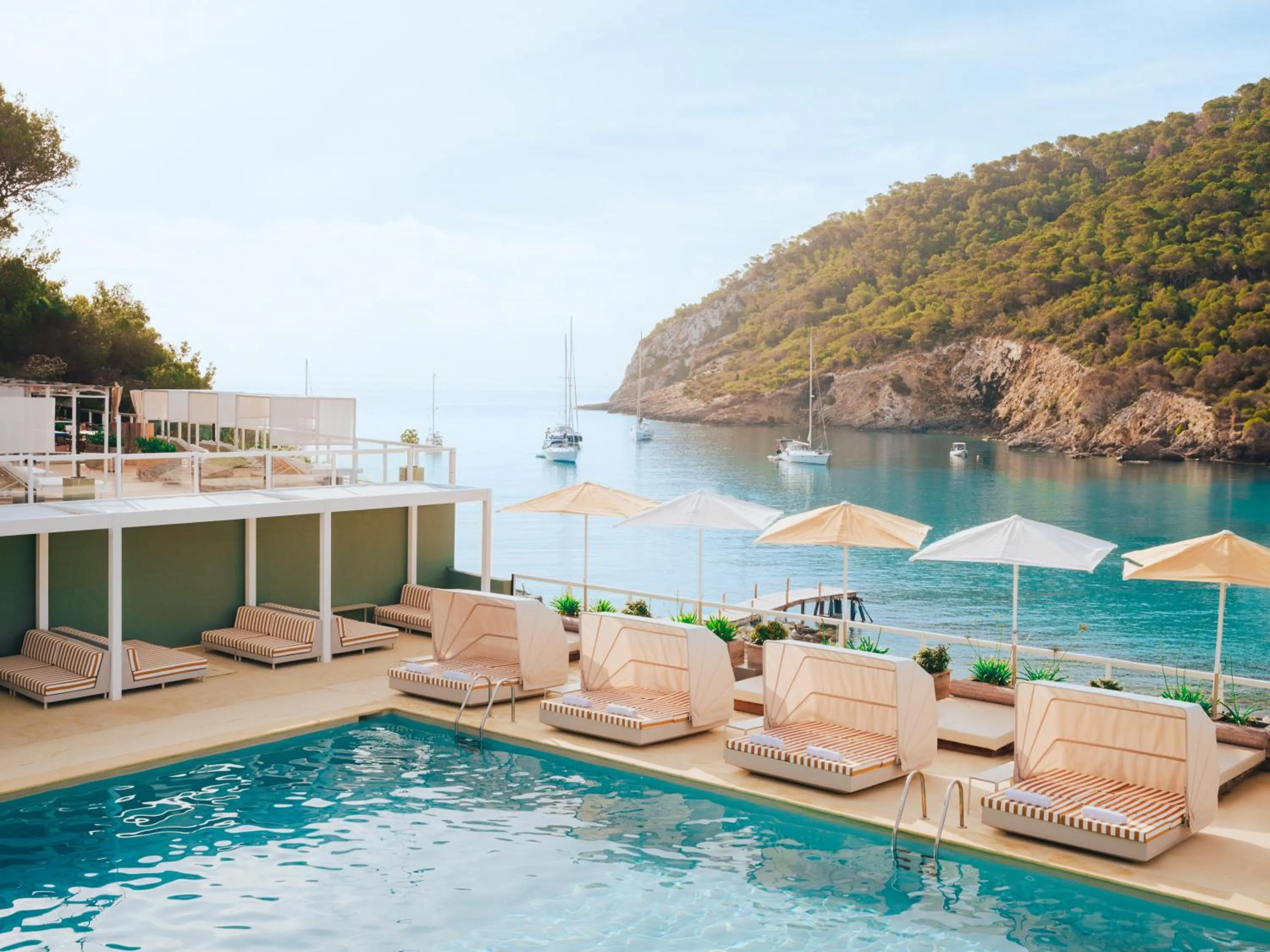 Pool view in Mondrian Ibiza