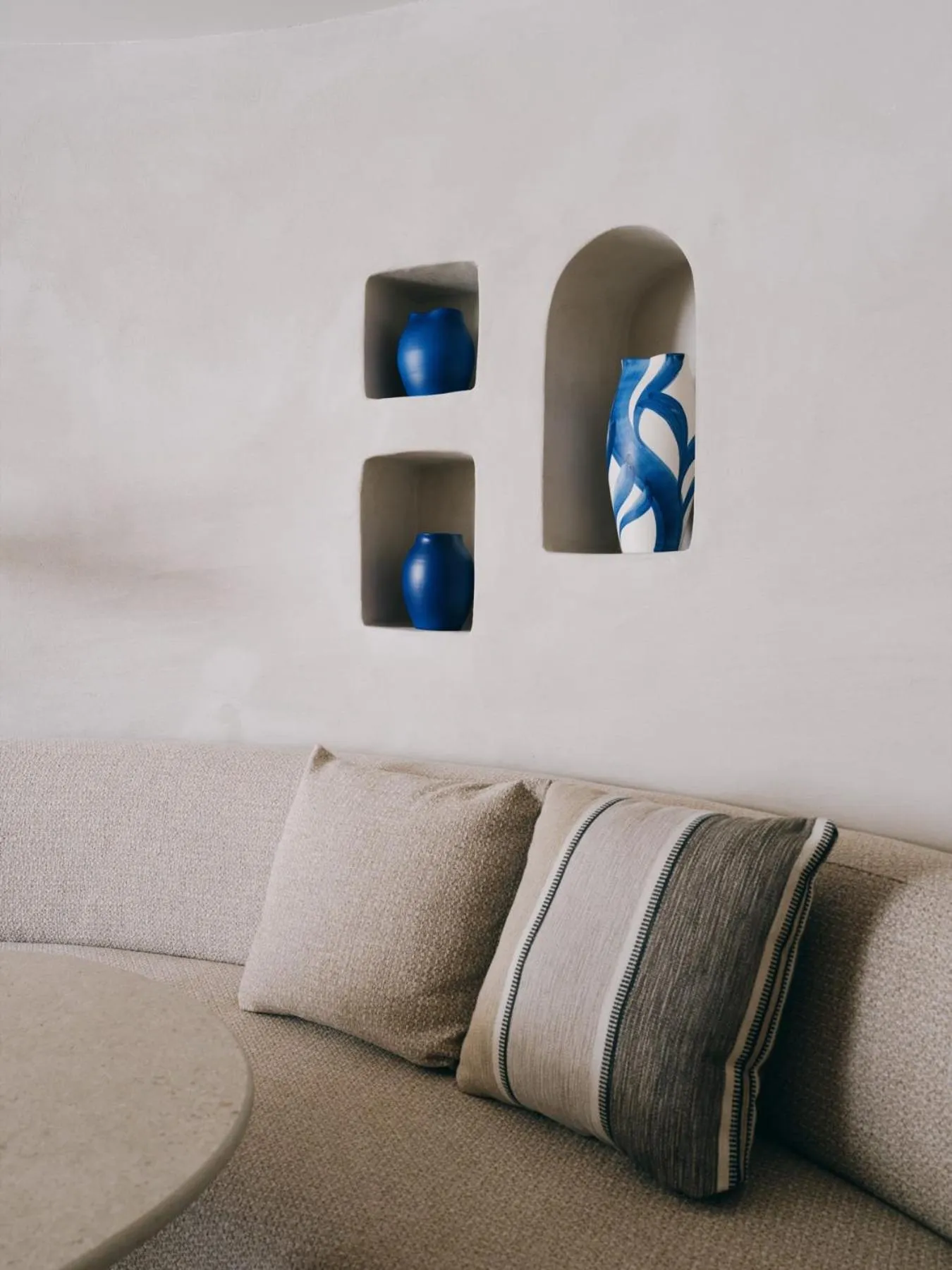 Seating area in Mondrian Ibiza