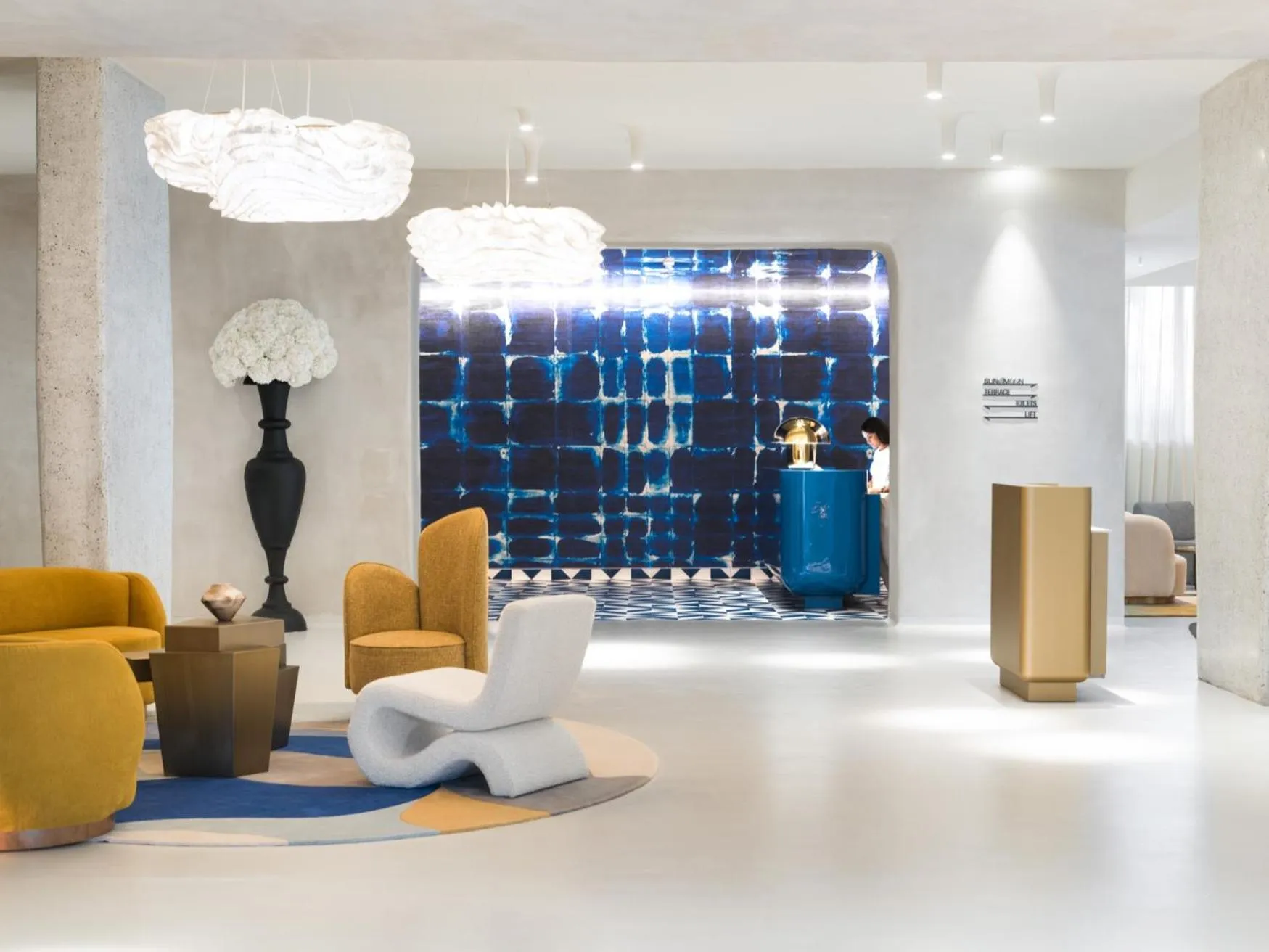 Lobby or reception in Mondrian Ibiza