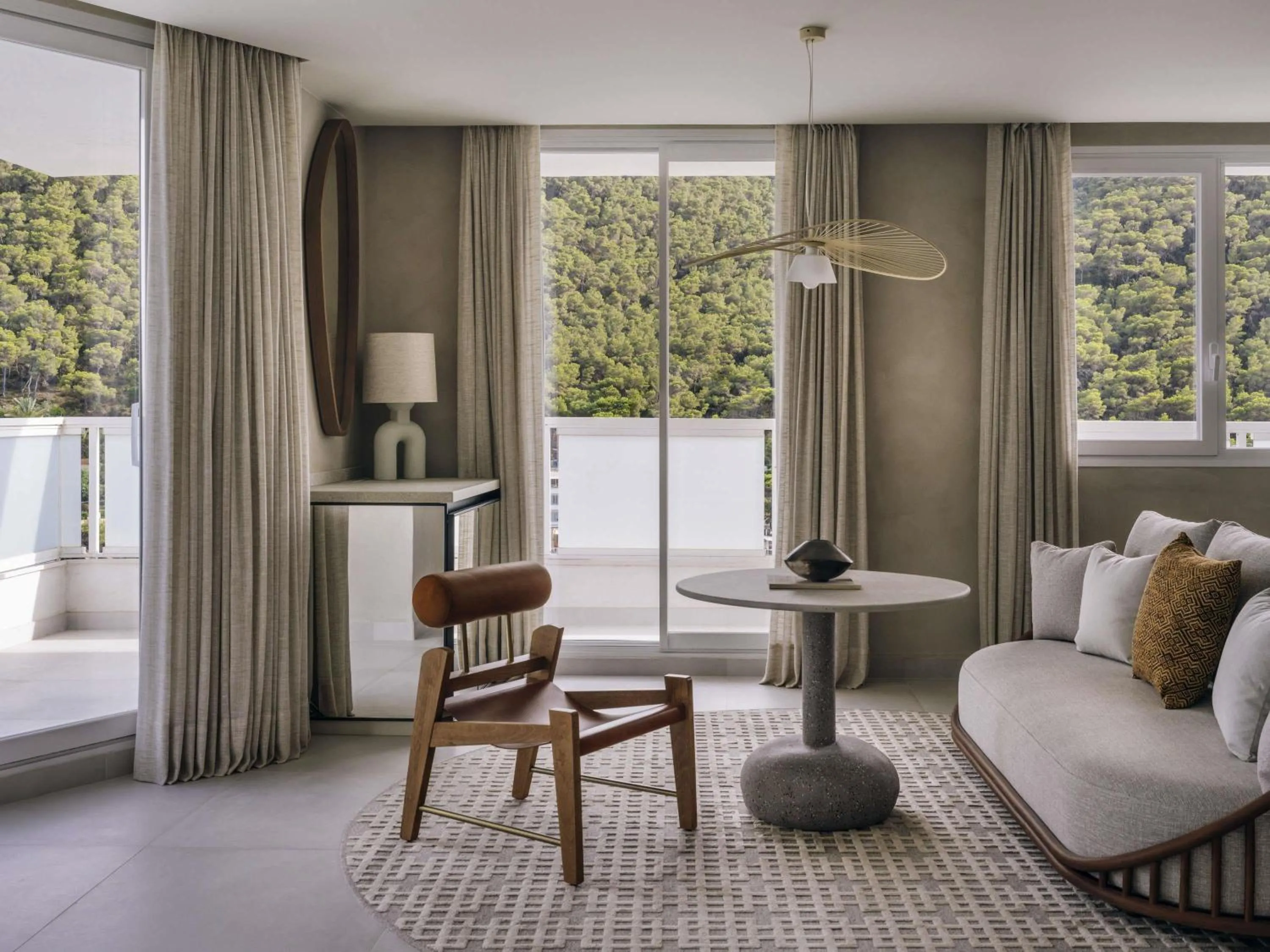 Bedroom in Mondrian Ibiza