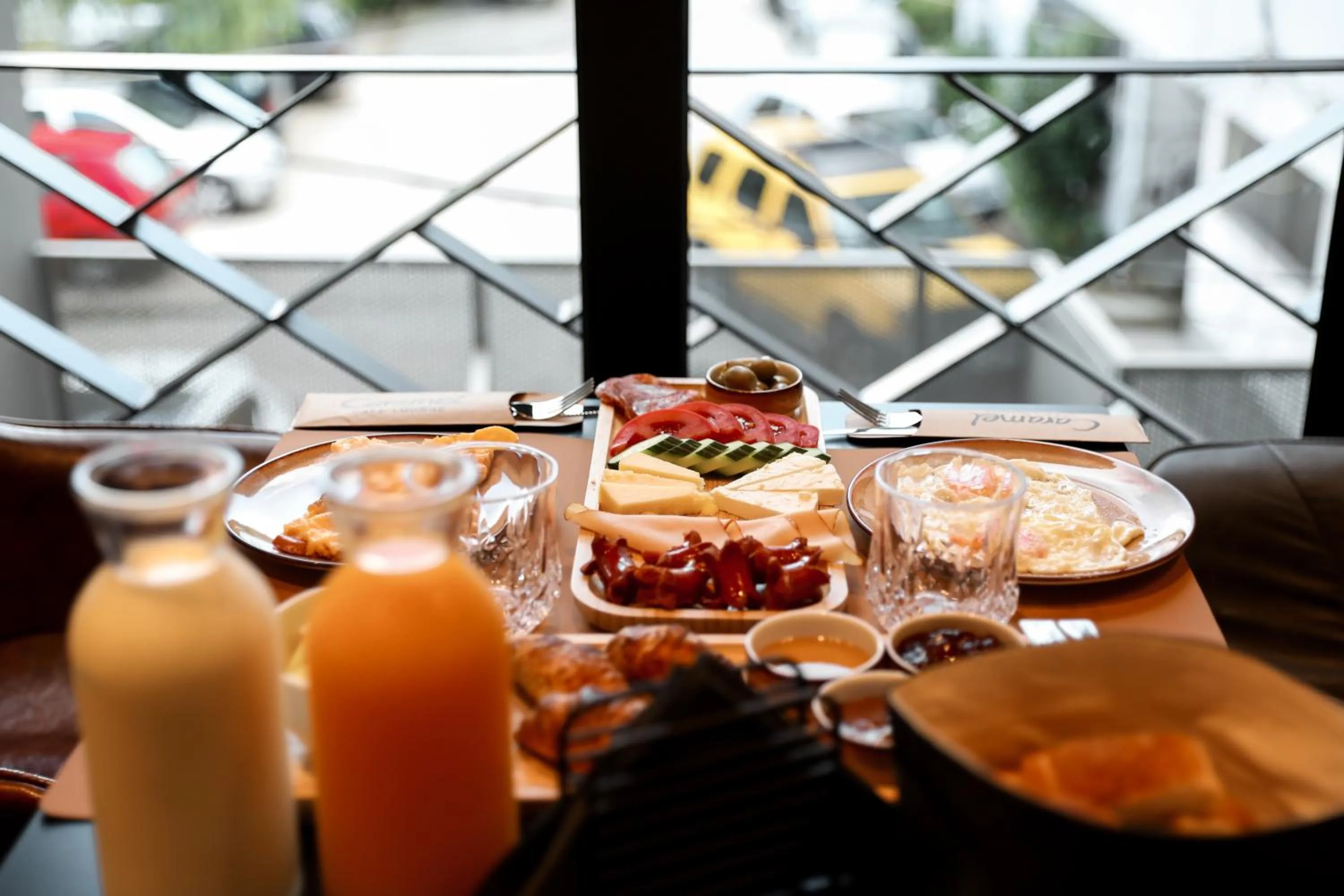 Food in Caramel Boutique Hotel