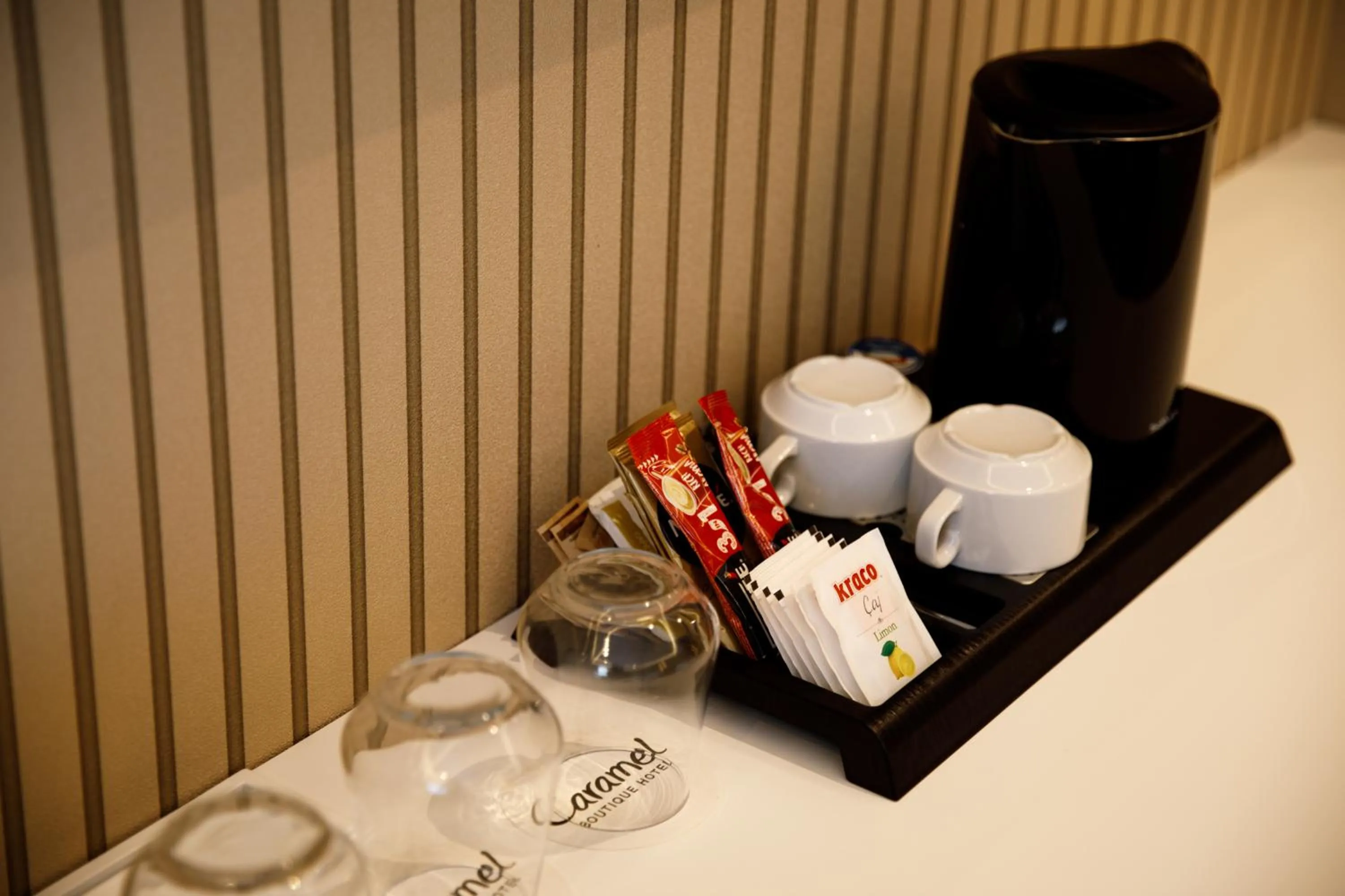 Food and drinks in Caramel Boutique Hotel