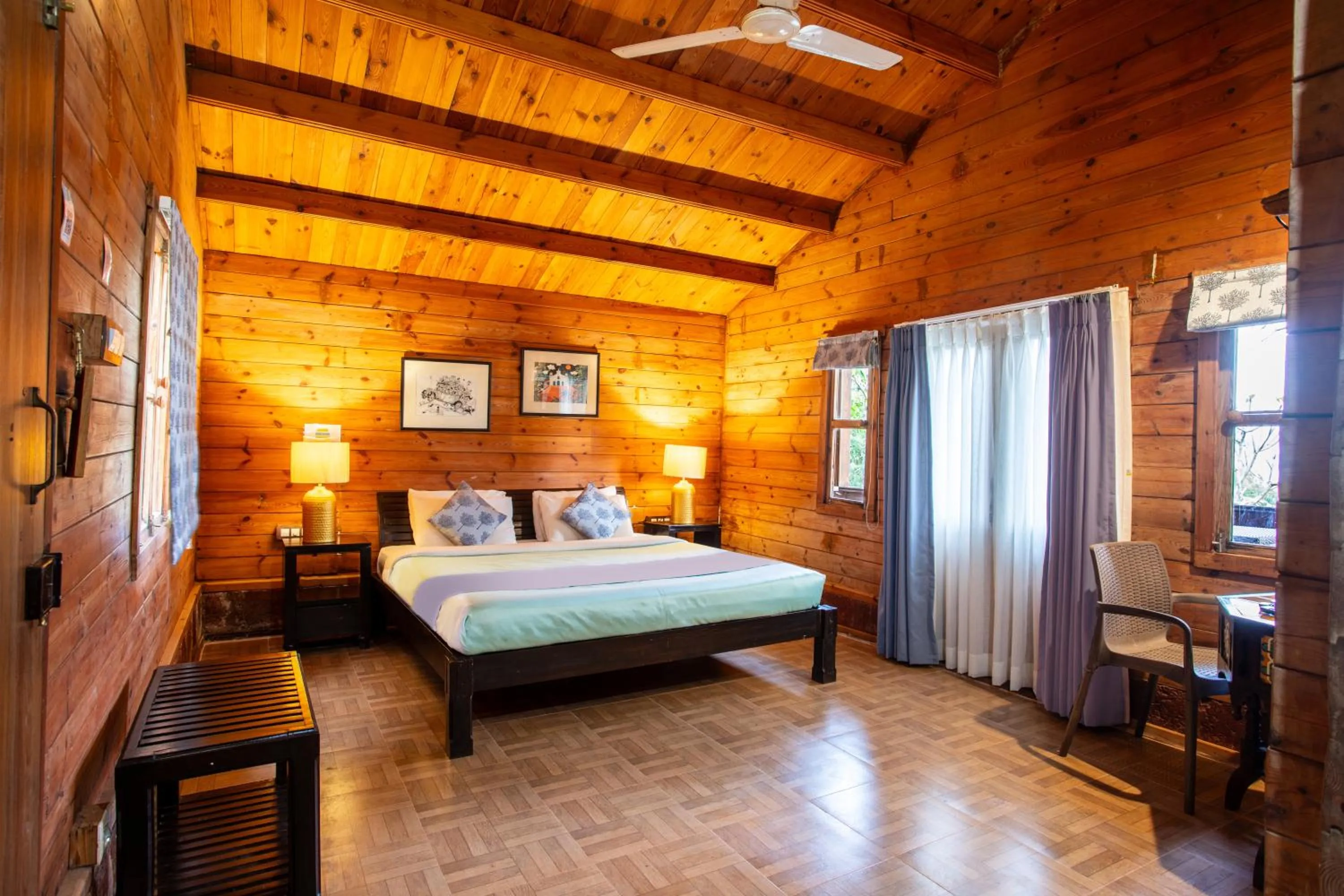 Bedroom, Bed in Stone Water Eco Resort