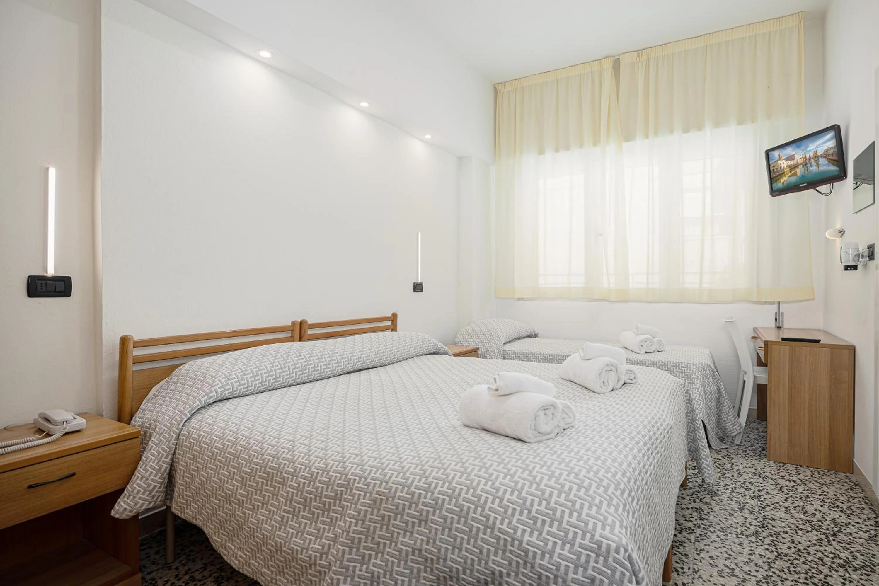 Bedroom, Bed in Hotel Altamarea Cesenatico