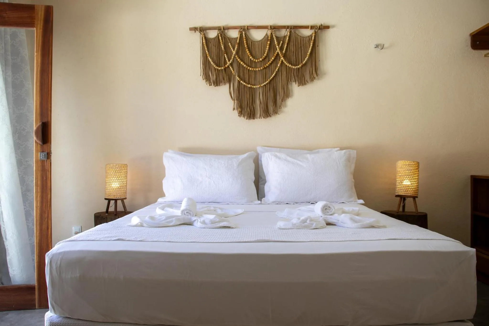 Bedroom, Bed in Pousada Veleiro Kite Preá