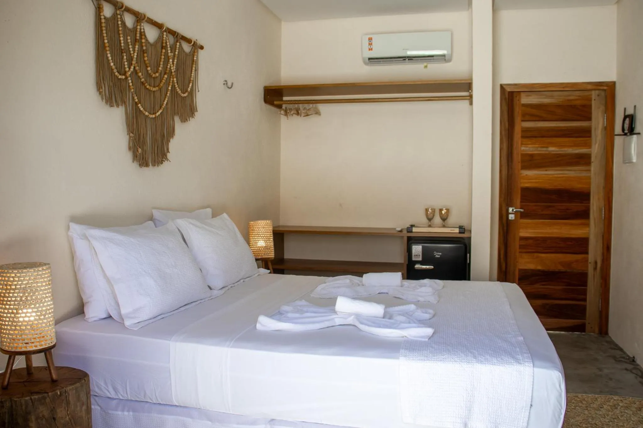 Bedroom, Bed in Pousada Veleiro Kite Preá