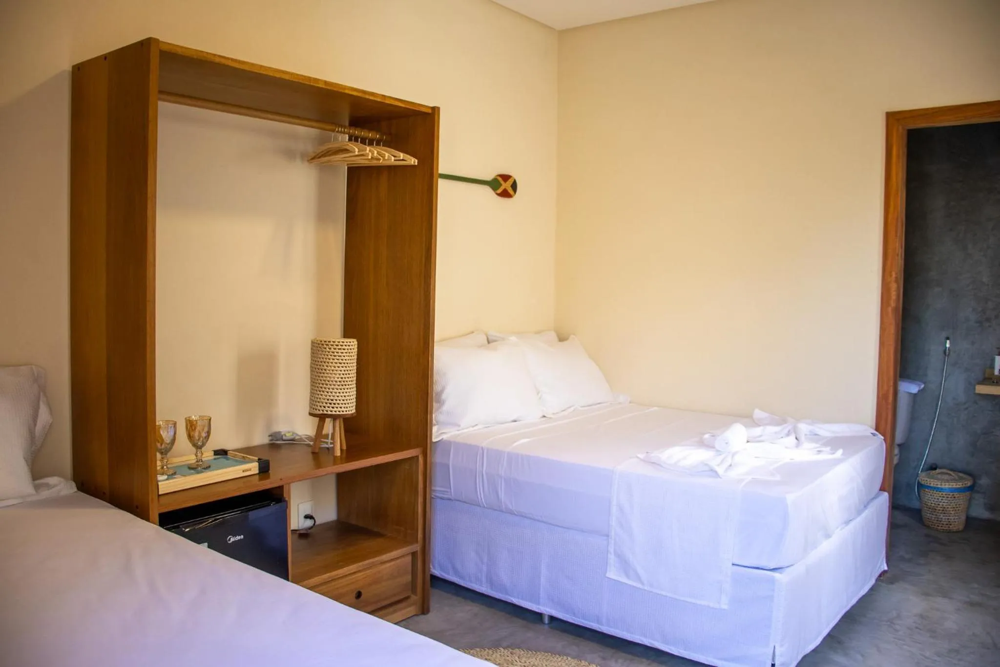 Bedroom, Bed in Pousada Veleiro Kite Preá