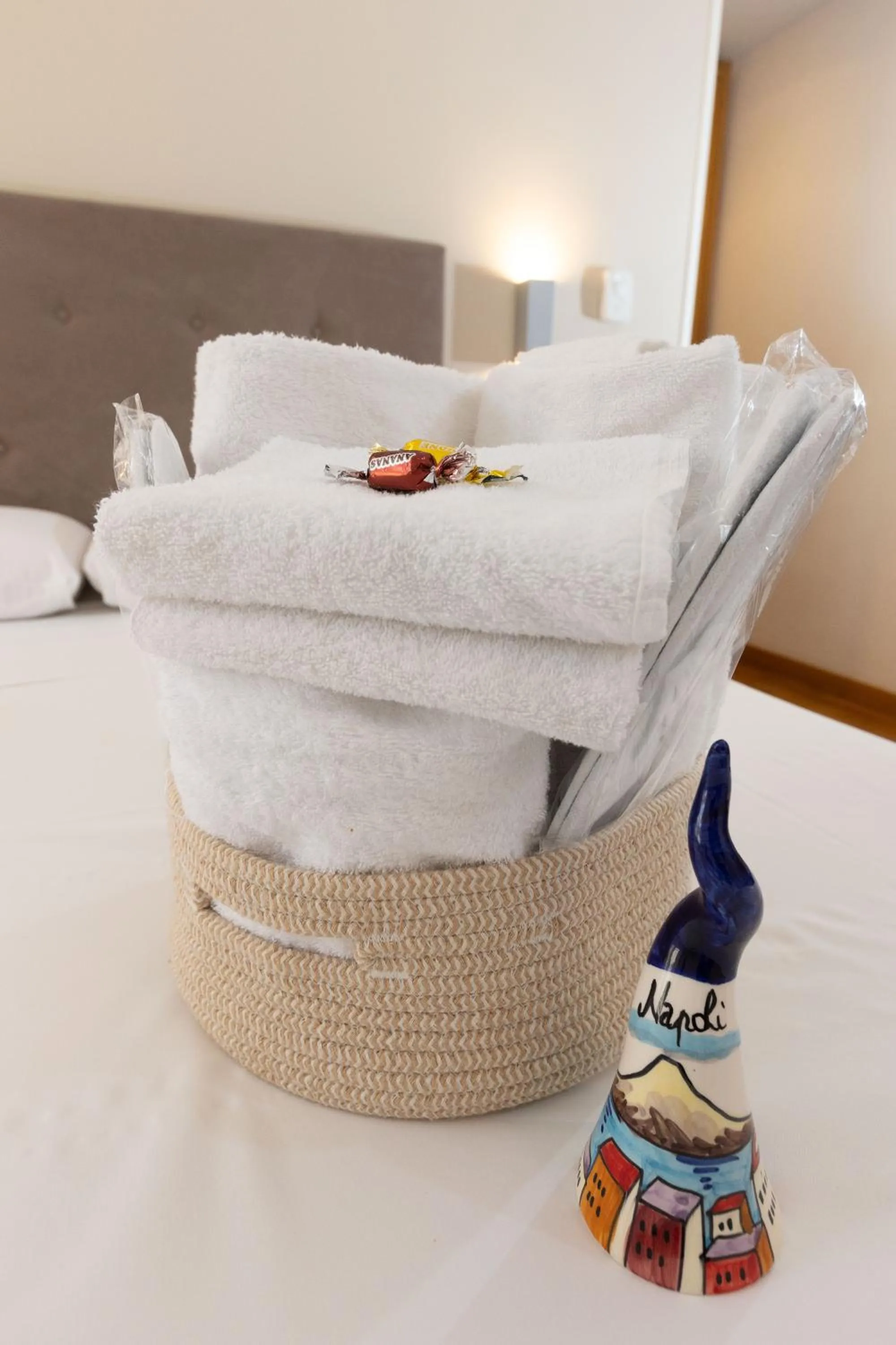 towels, Bed in Lungomare Suite & Spa