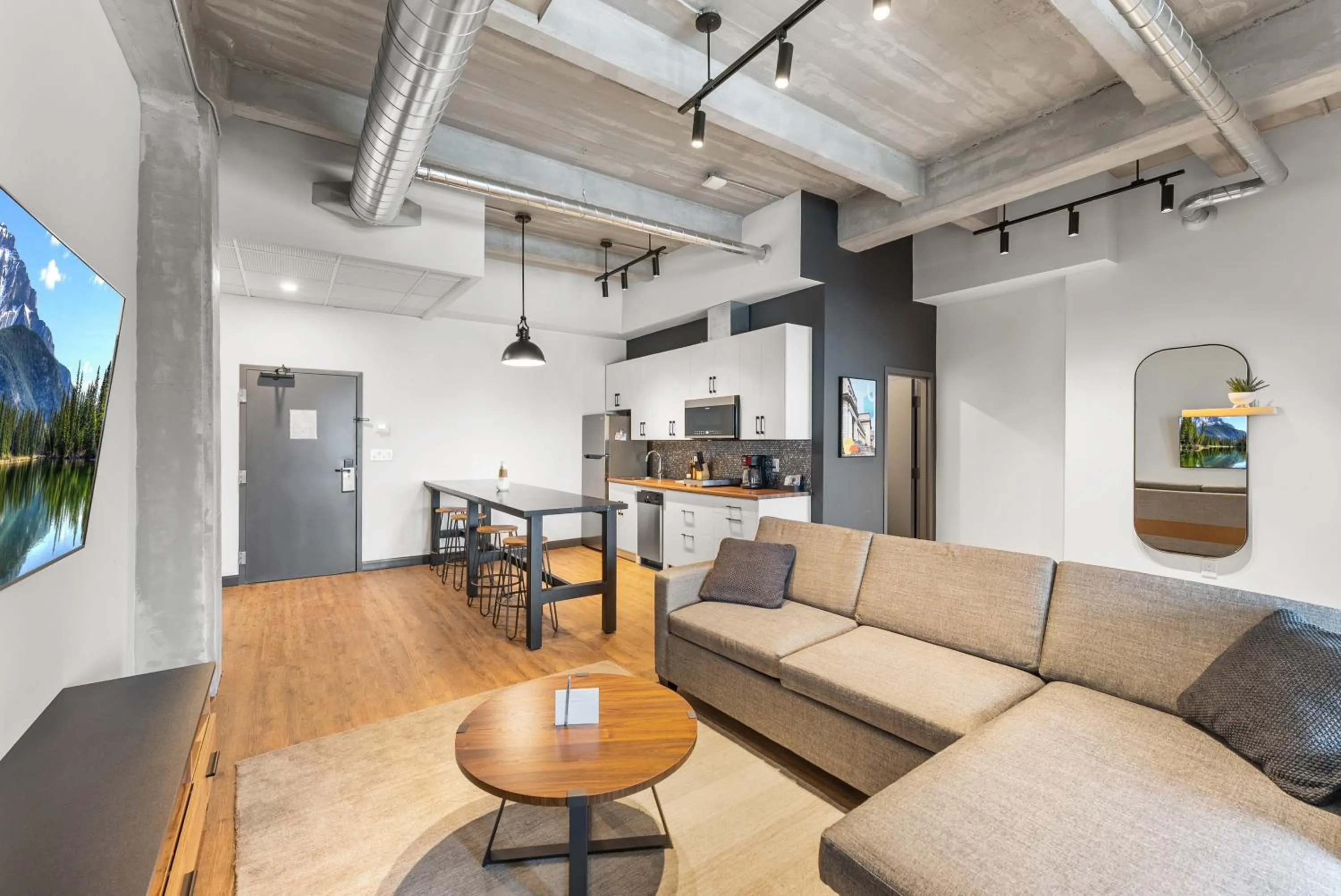 Living room in Cannery Lofts Niagara
