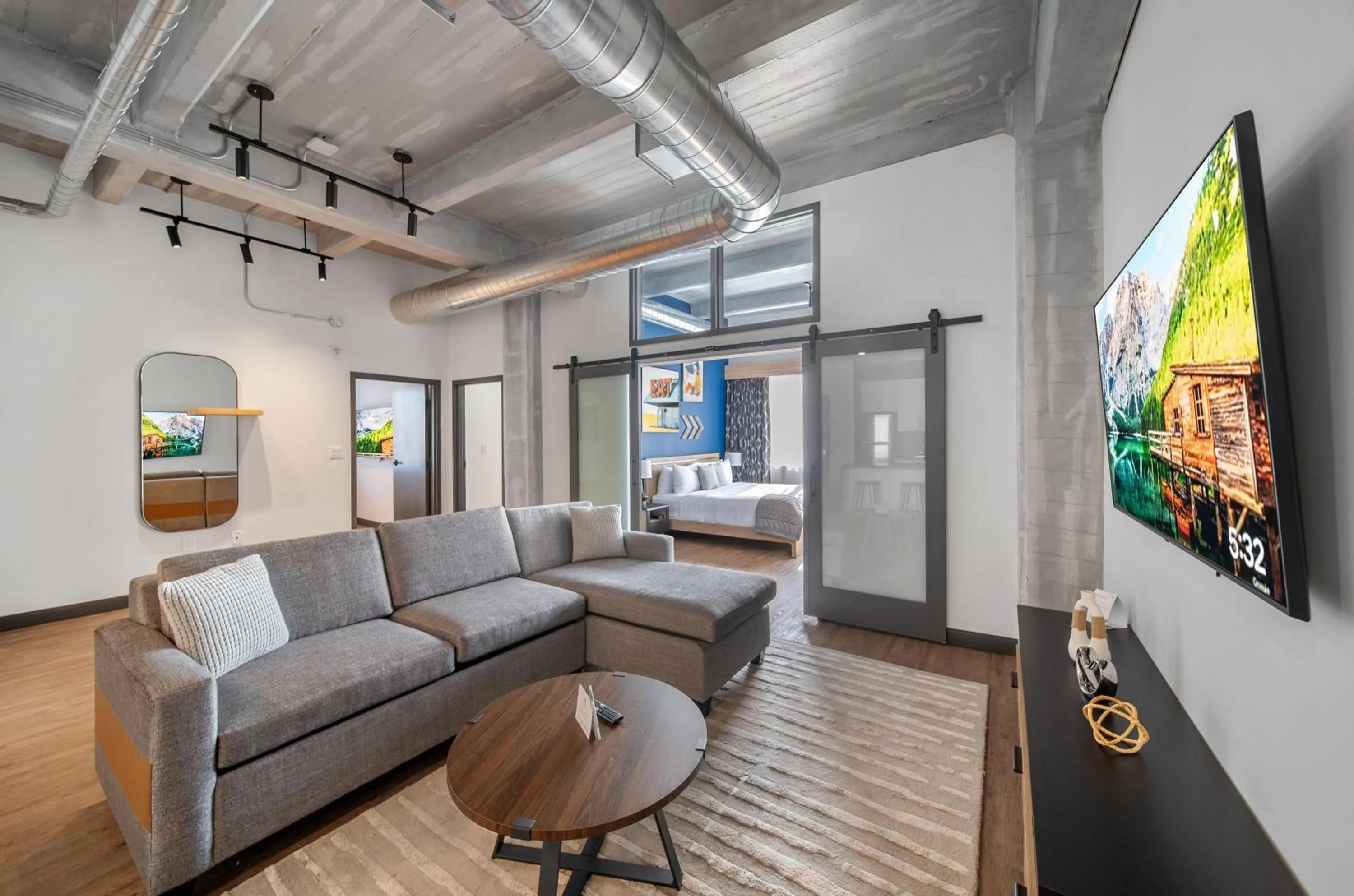 Seating area in Cannery Lofts Niagara