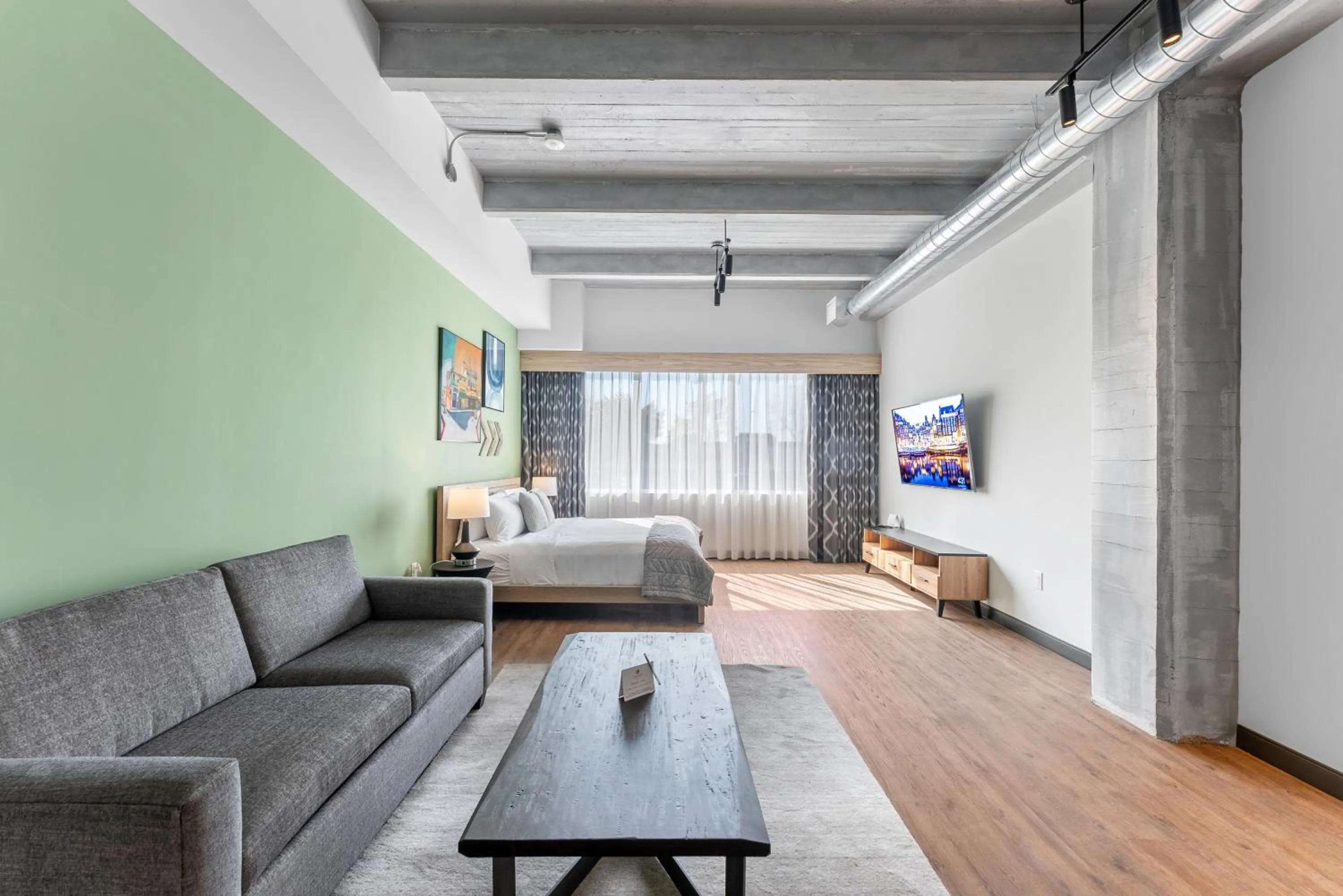 Seating area in Cannery Lofts Niagara