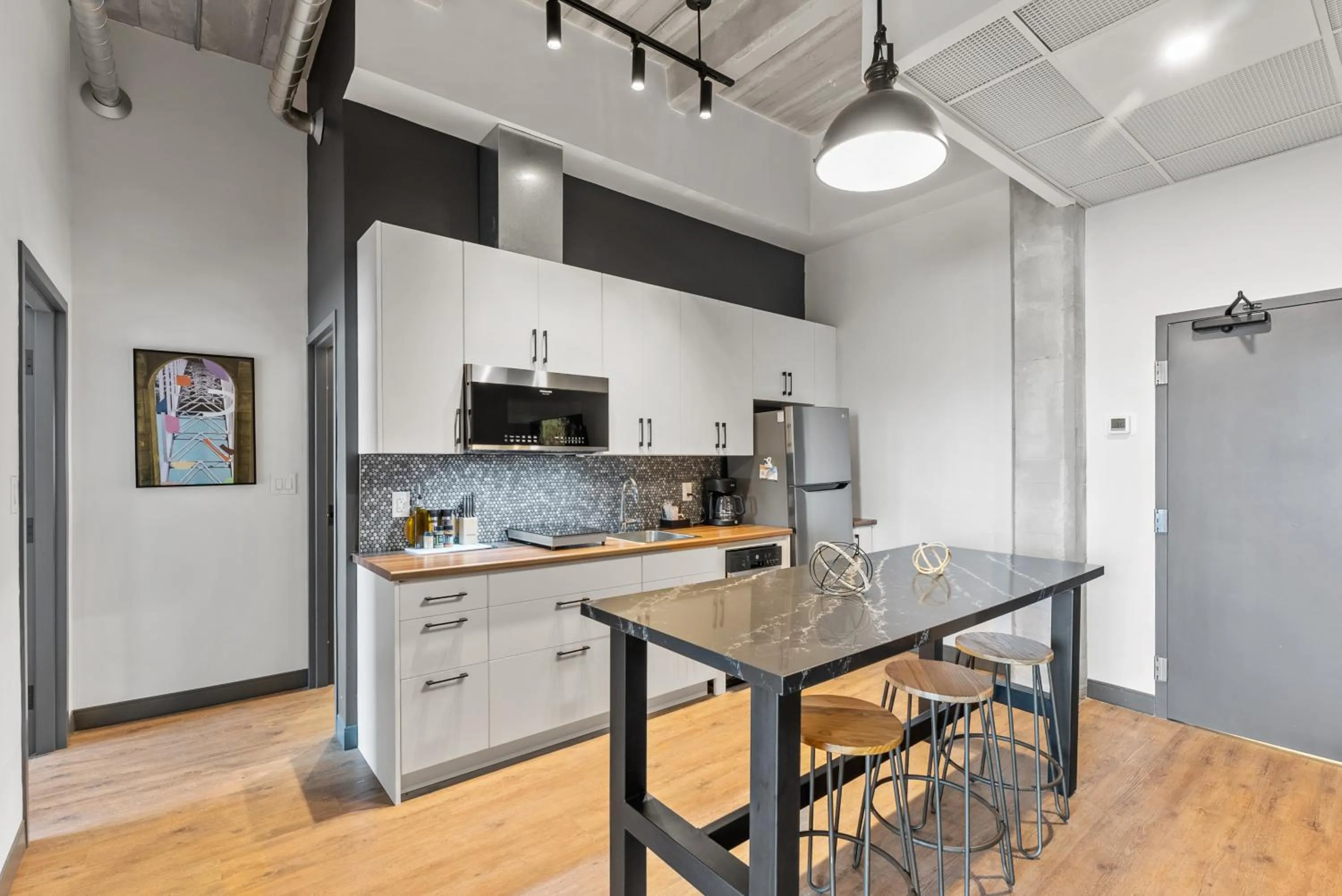 kitchen in Cannery Lofts Niagara