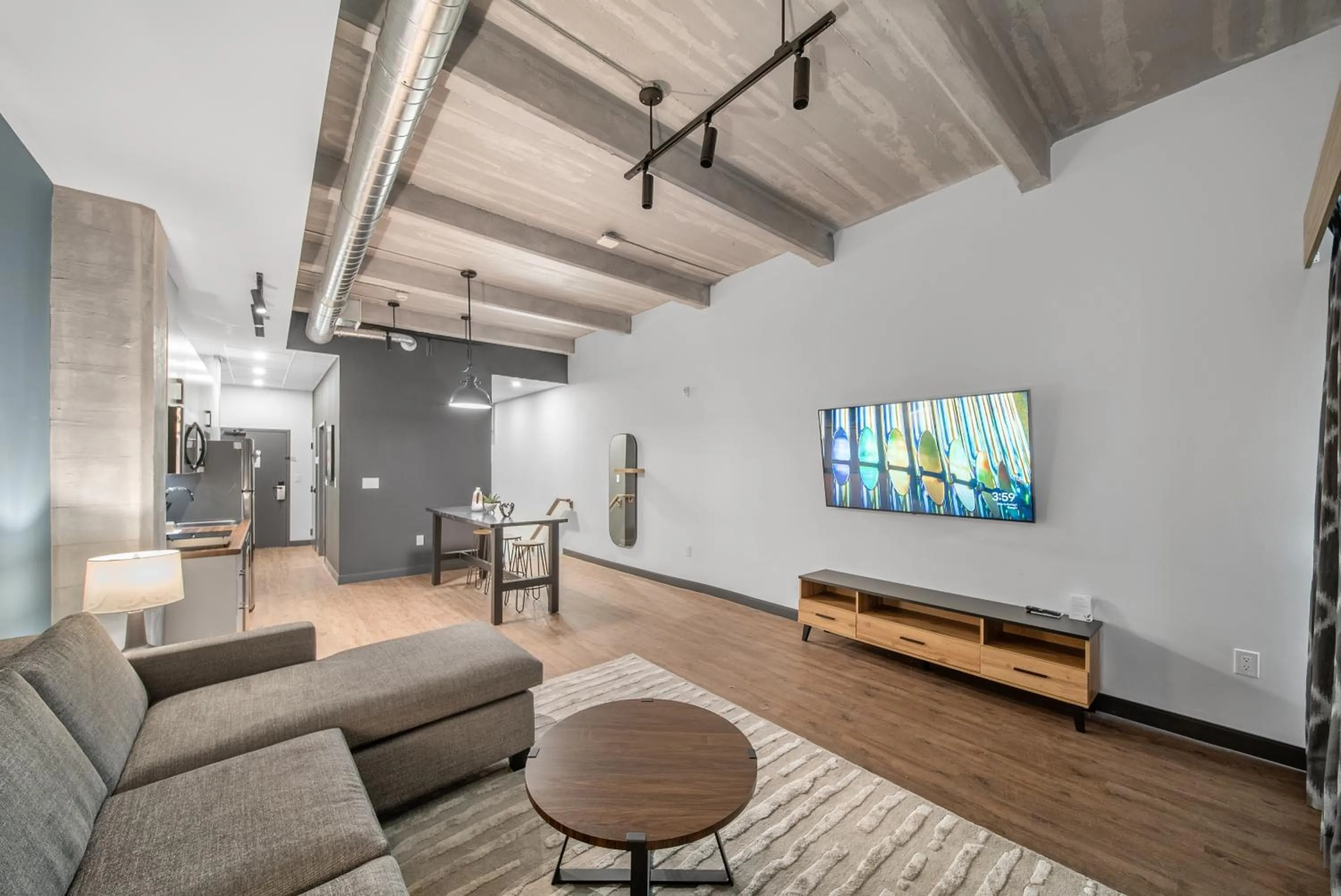 Living room in Cannery Lofts Niagara