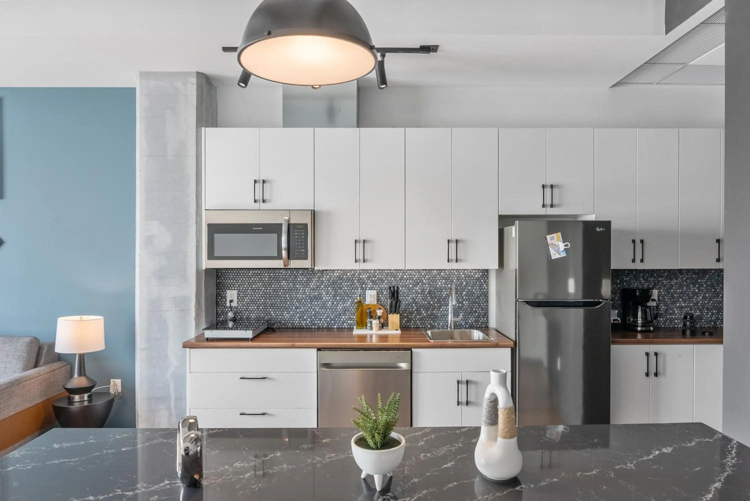 kitchen in Cannery Lofts Niagara