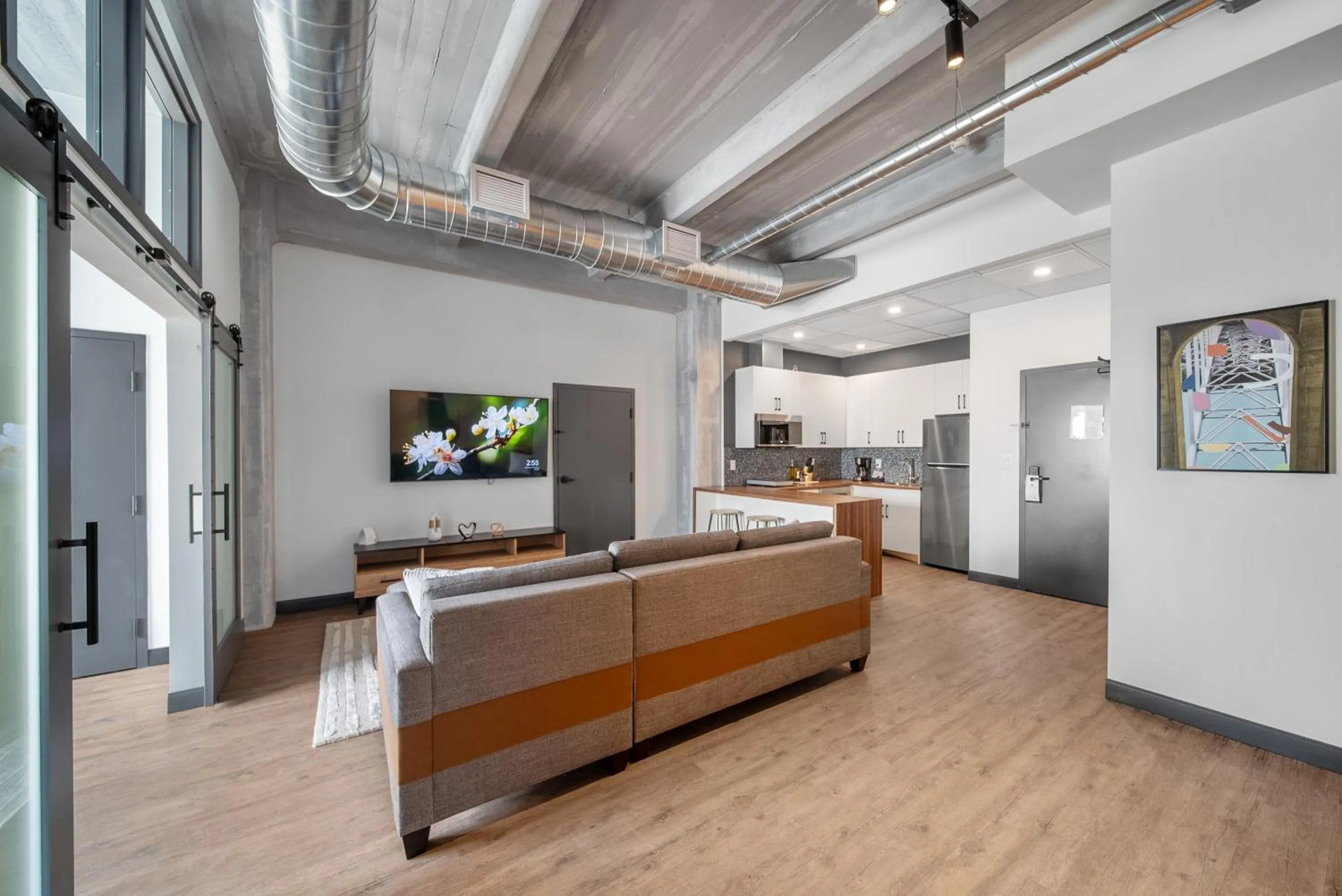Seating area in Cannery Lofts Niagara