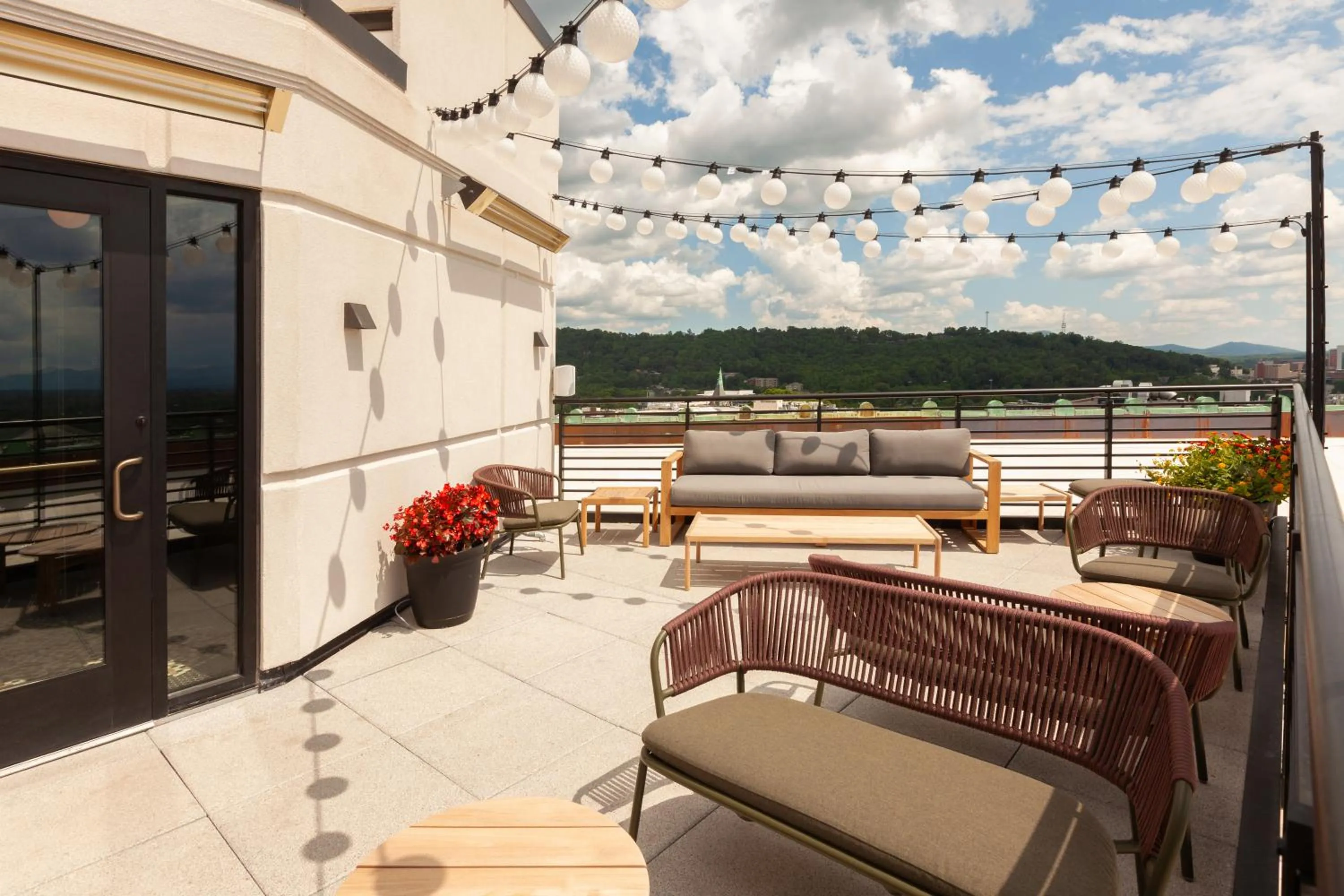 Mountain view in The Flat Iron Hotel