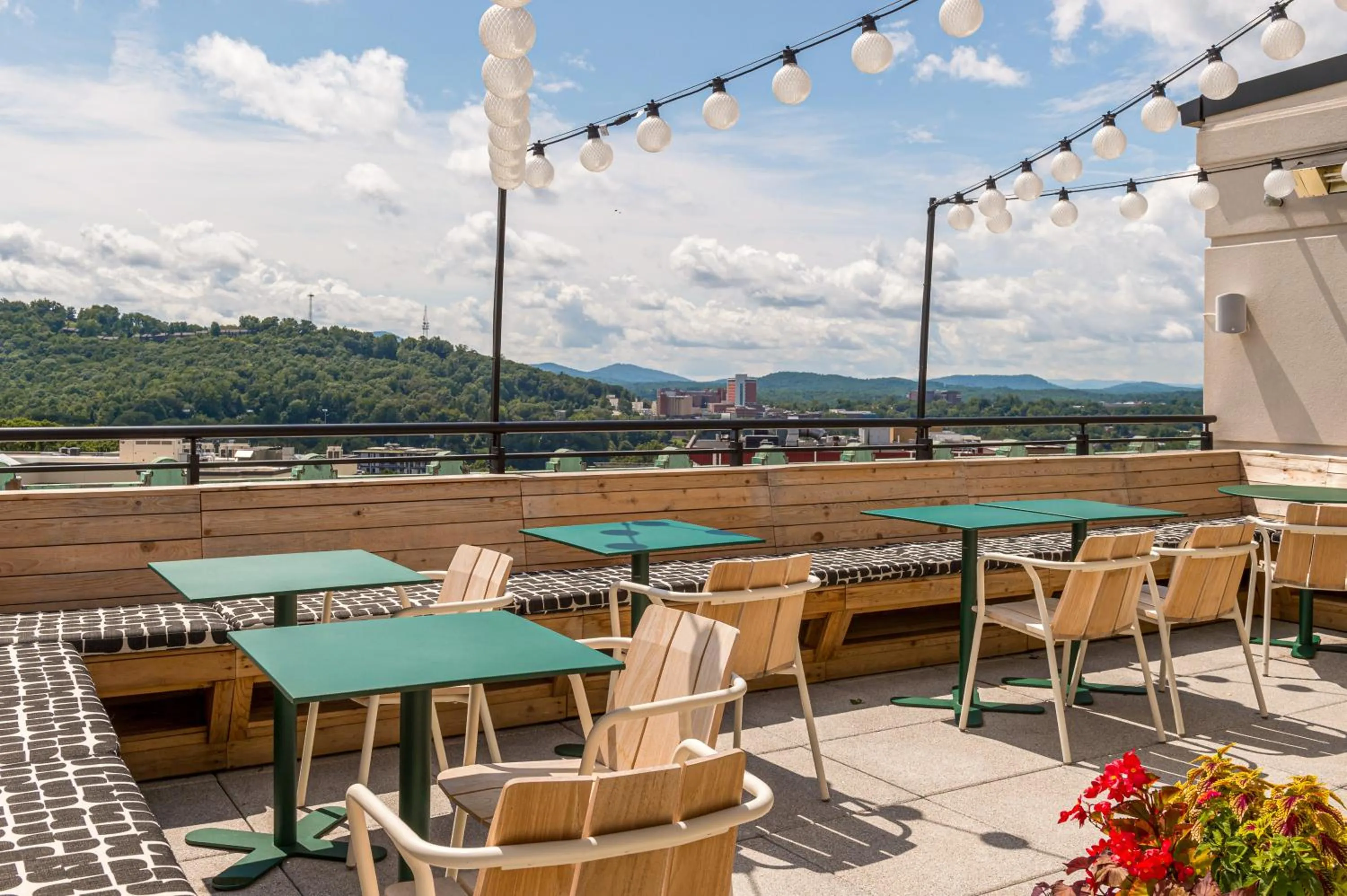 Mountain view in The Flat Iron Hotel