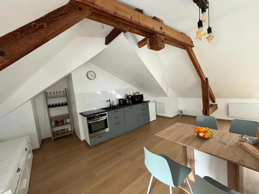 Kitchen or kitchenette in La Maison des Amis en Normandie
