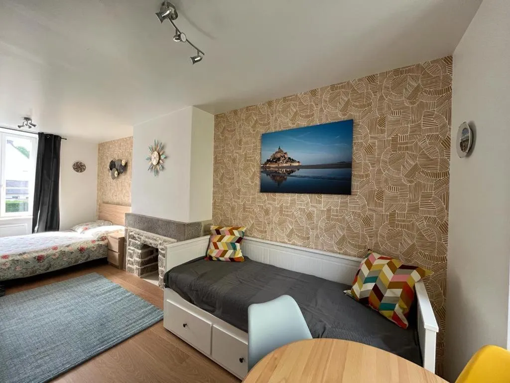 Bed in La Maison des Amis en Normandie