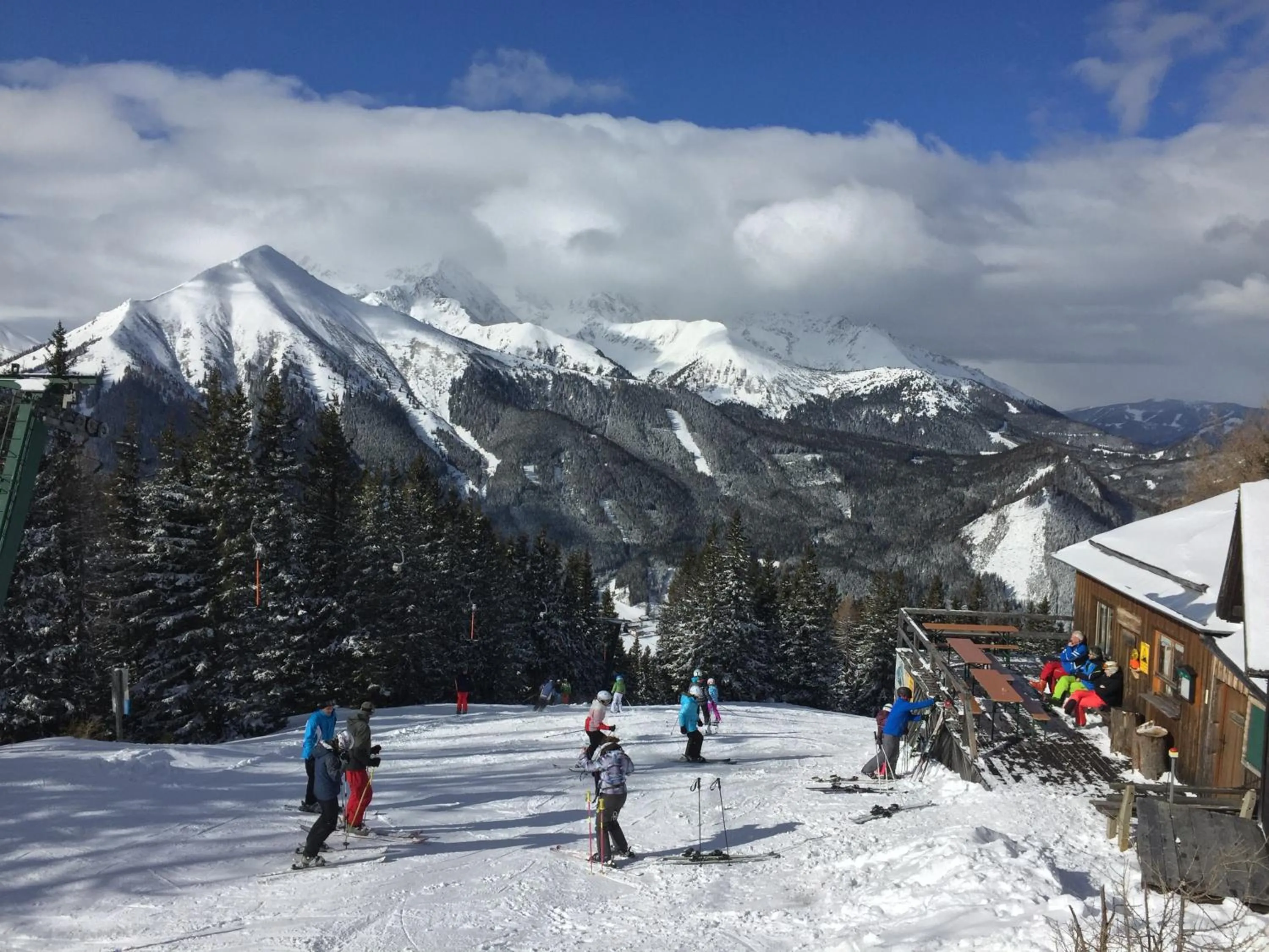 Skiing in Chalet Triebenstein