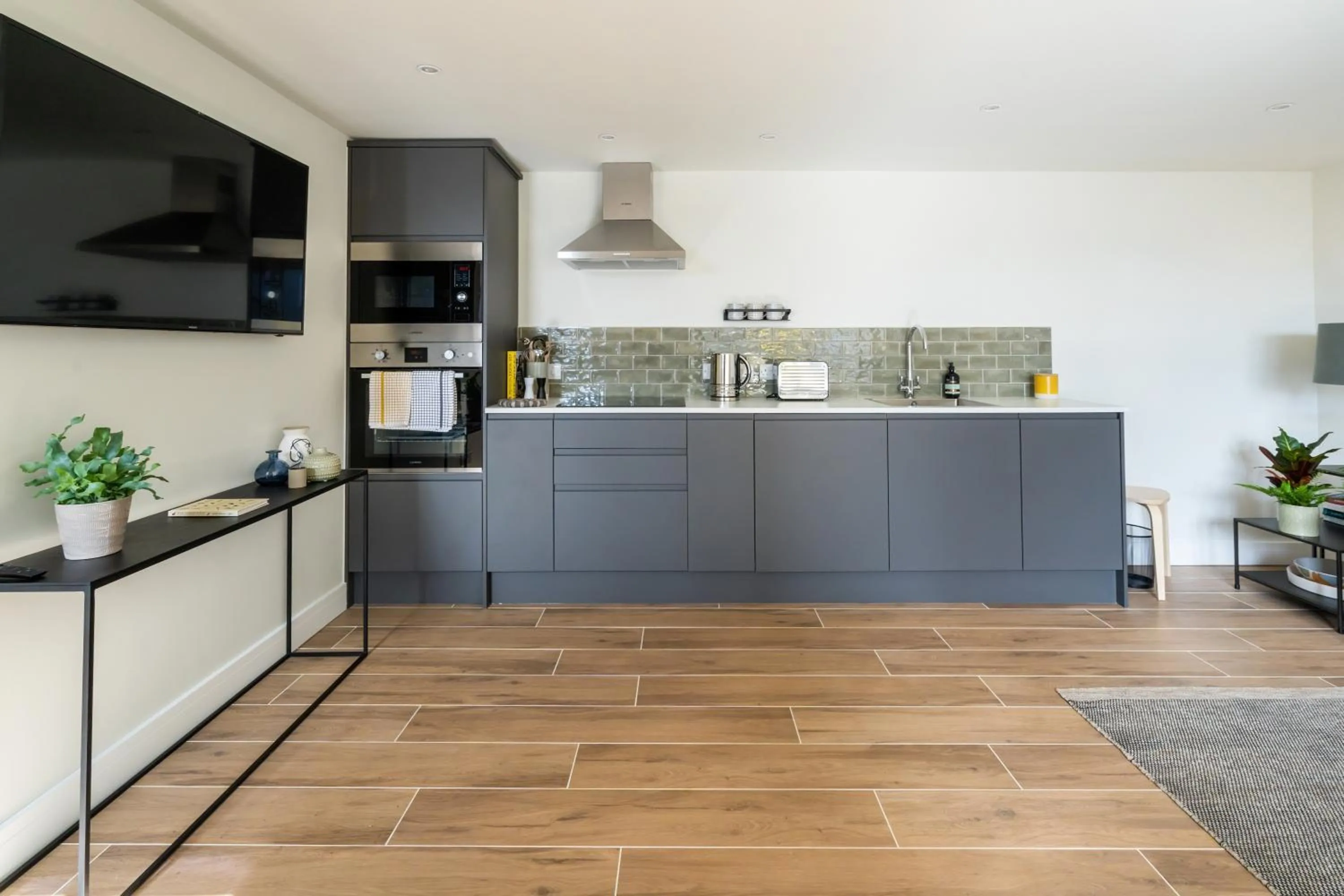 Kitchen or kitchenette in Eastfield Lodge