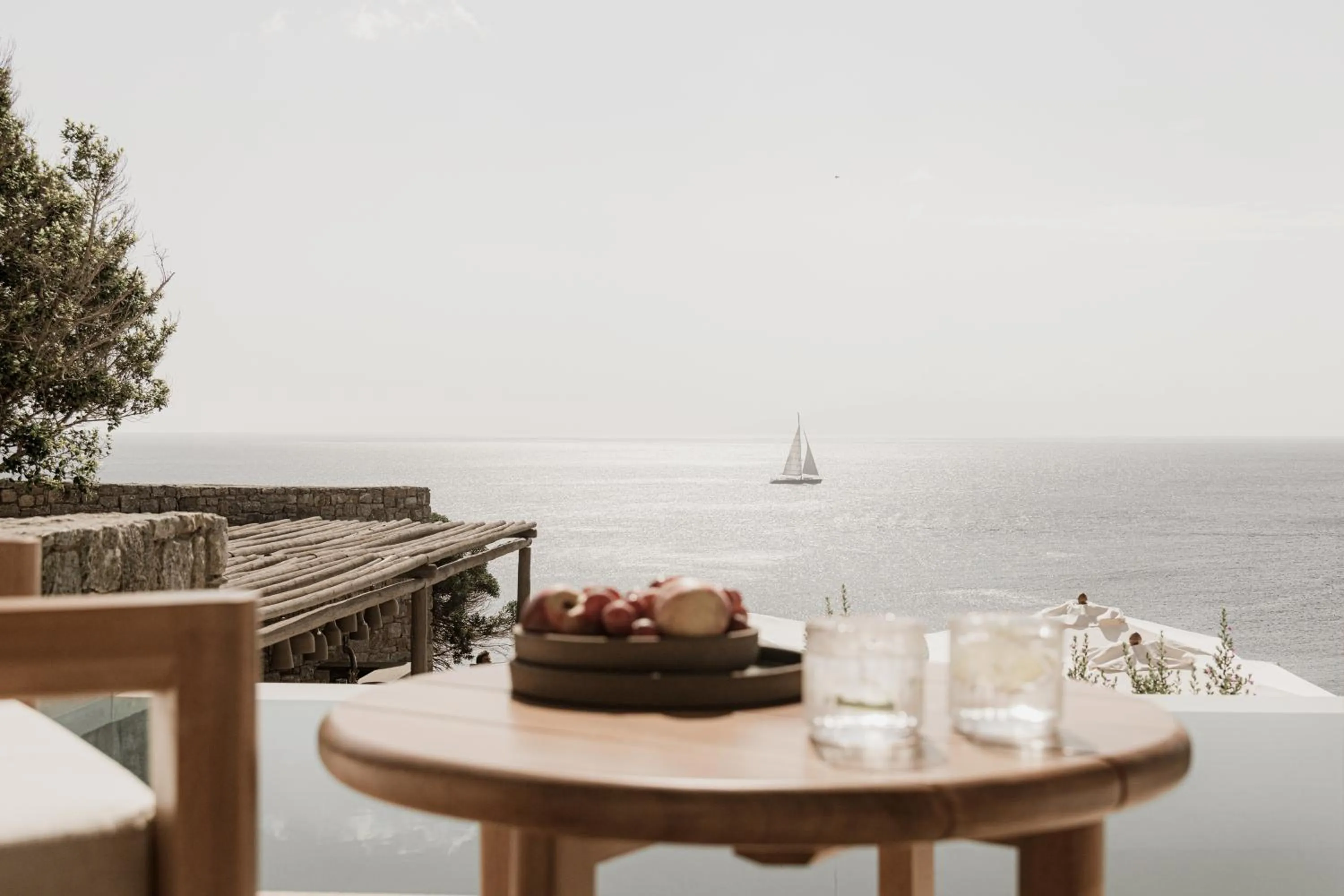 Sea view in Enigma Mykonos Hideaway Suites