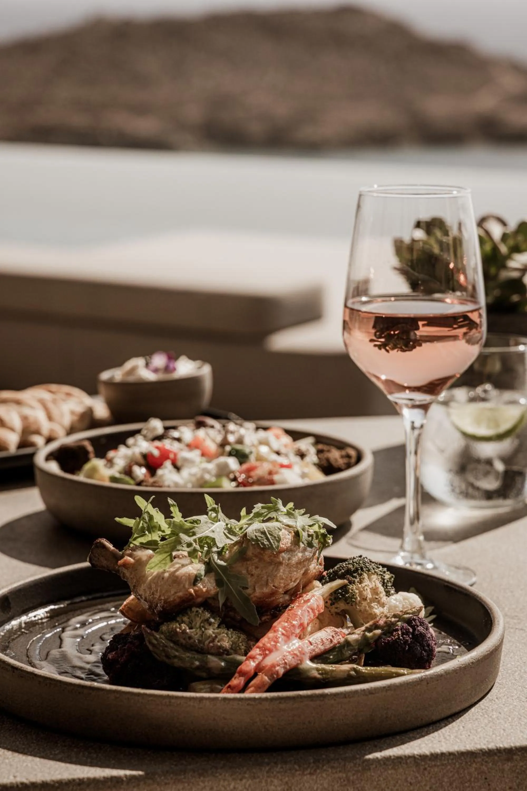 Food and drinks in Enigma Mykonos Hideaway Suites