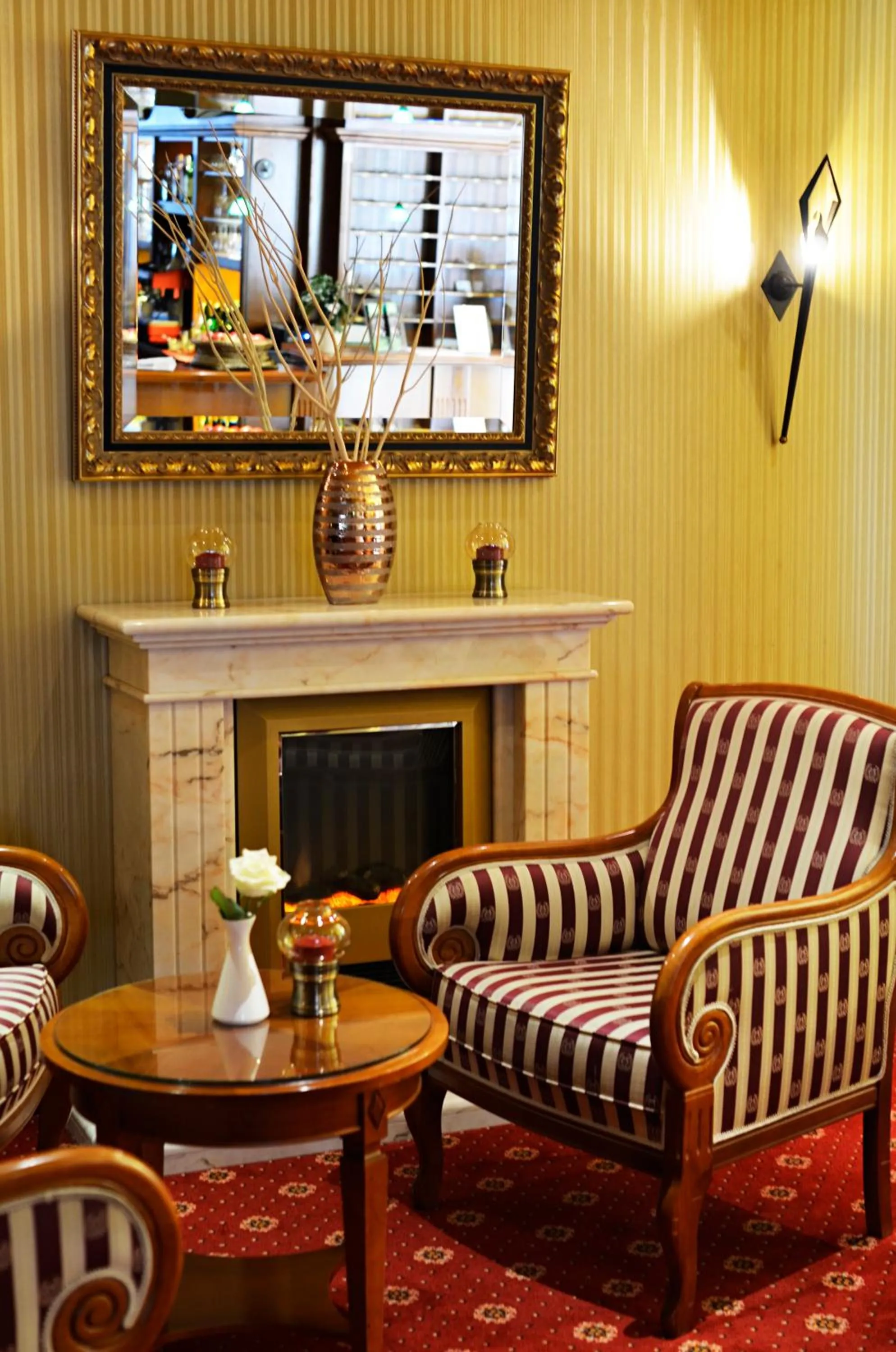 Seating area in Hotel Landhaus Dierkow