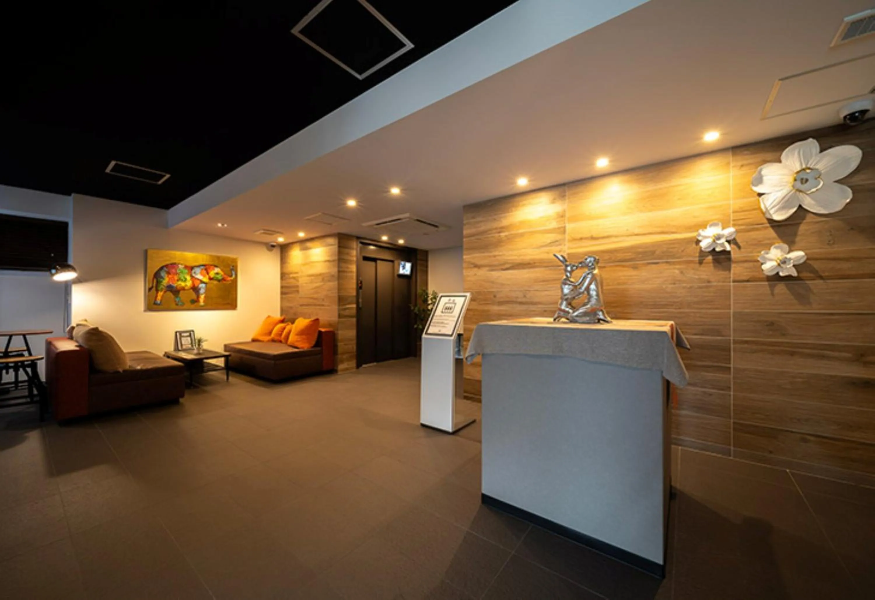 Lobby or reception in WELLSTAY Osaka Shinimamiya Station