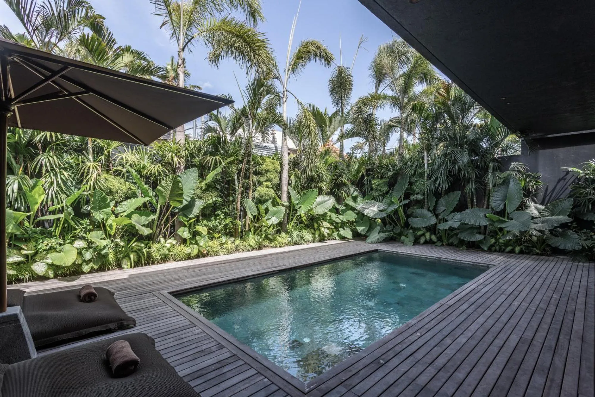 Patio in Black Villas Canggu Beach by OXO