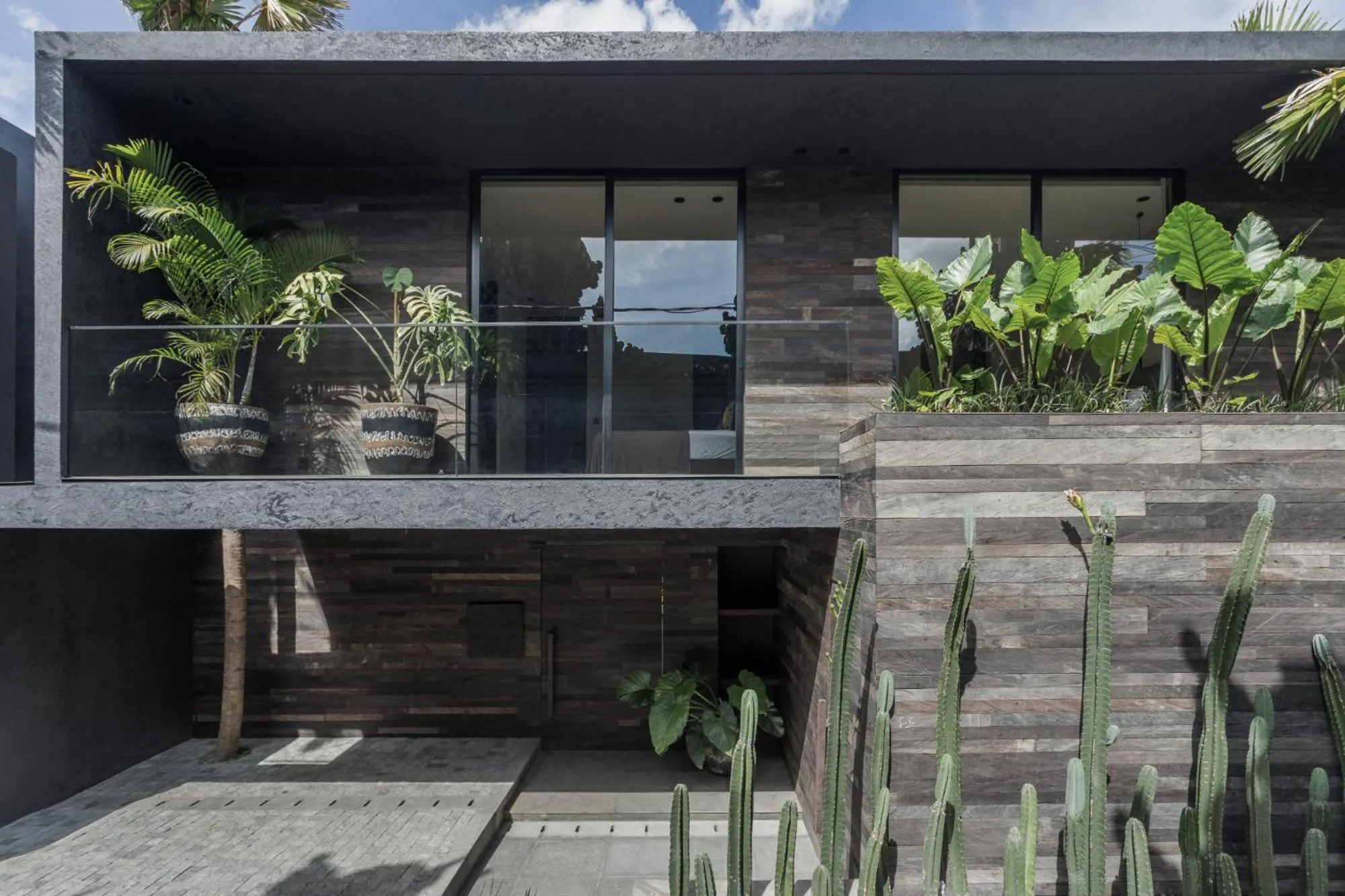 Property building in Black Villas Canggu Beach by OXO