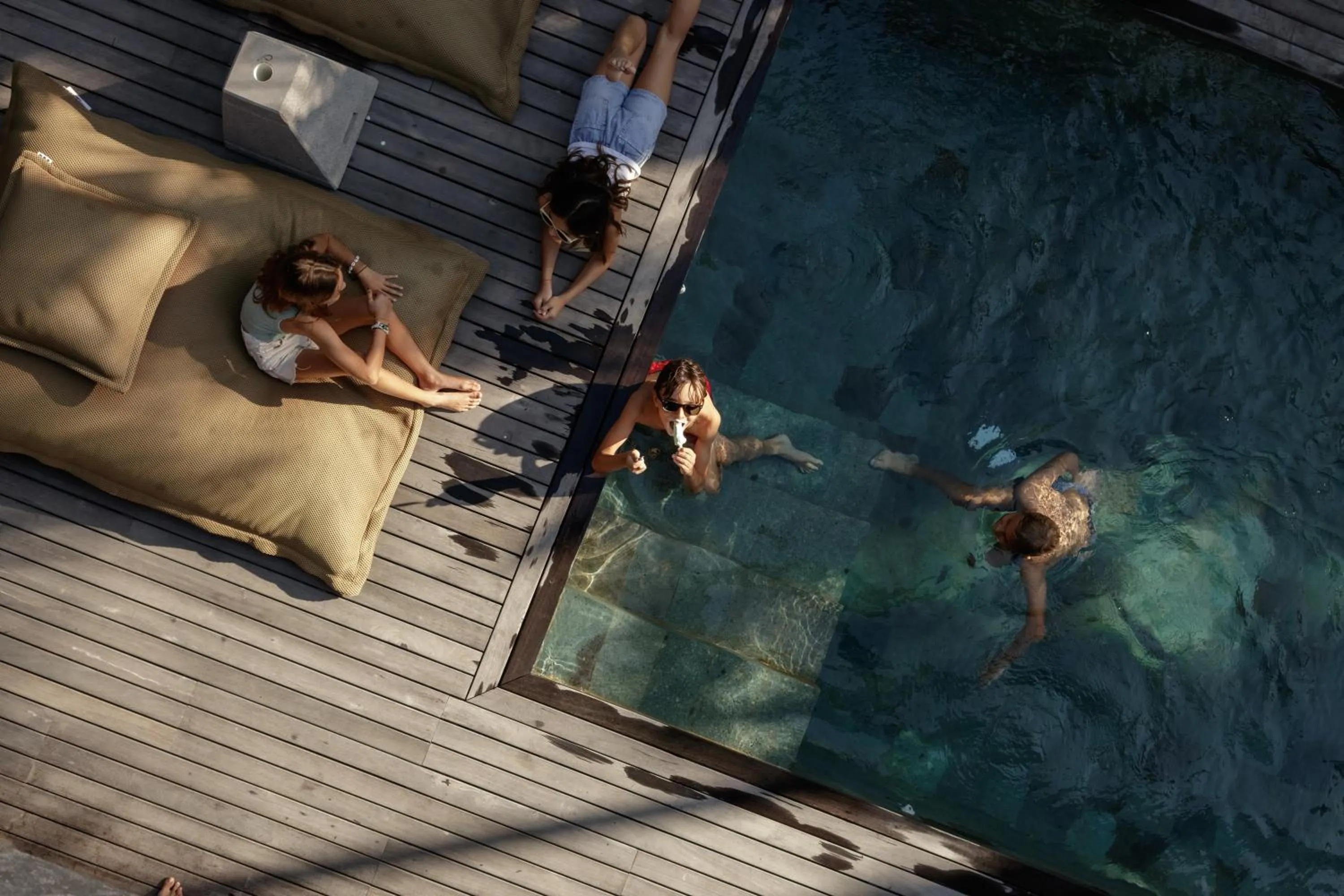 Swimming pool in Black Villas Canggu Beach by OXO