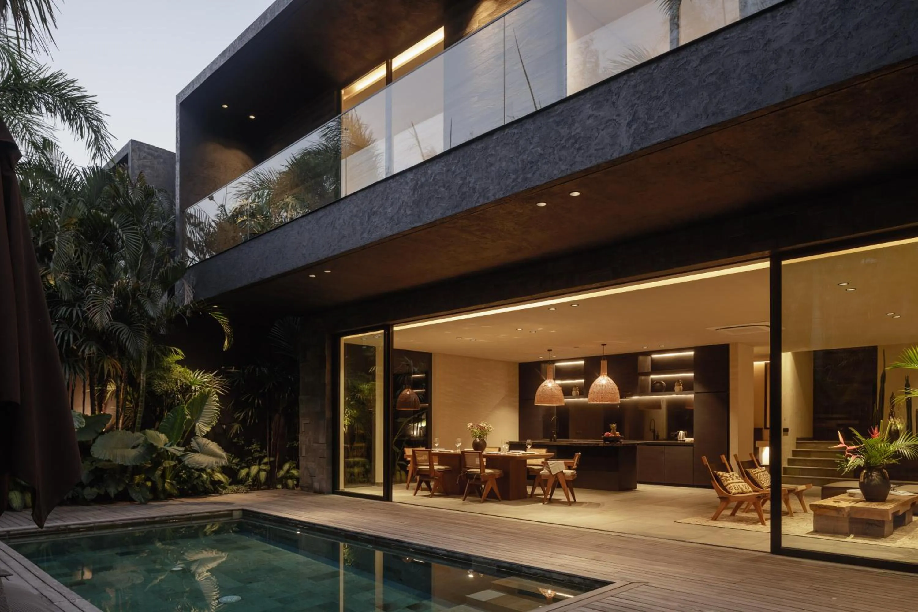 Property building in Black Villas Canggu Beach by OXO